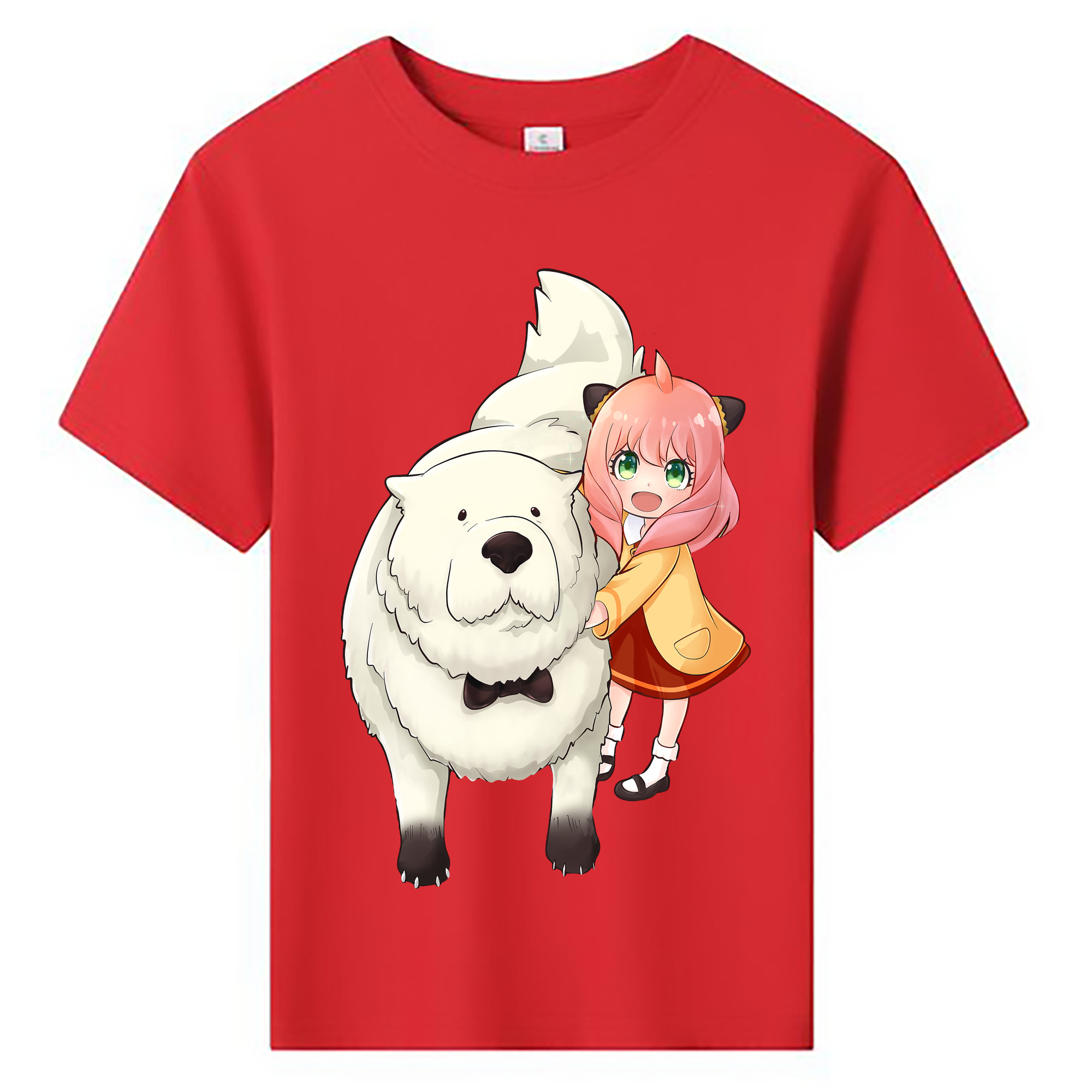 （画像用） SPY×FAMILY间谍家家酒 綿100％キッズTシャツ（フロントプリント）