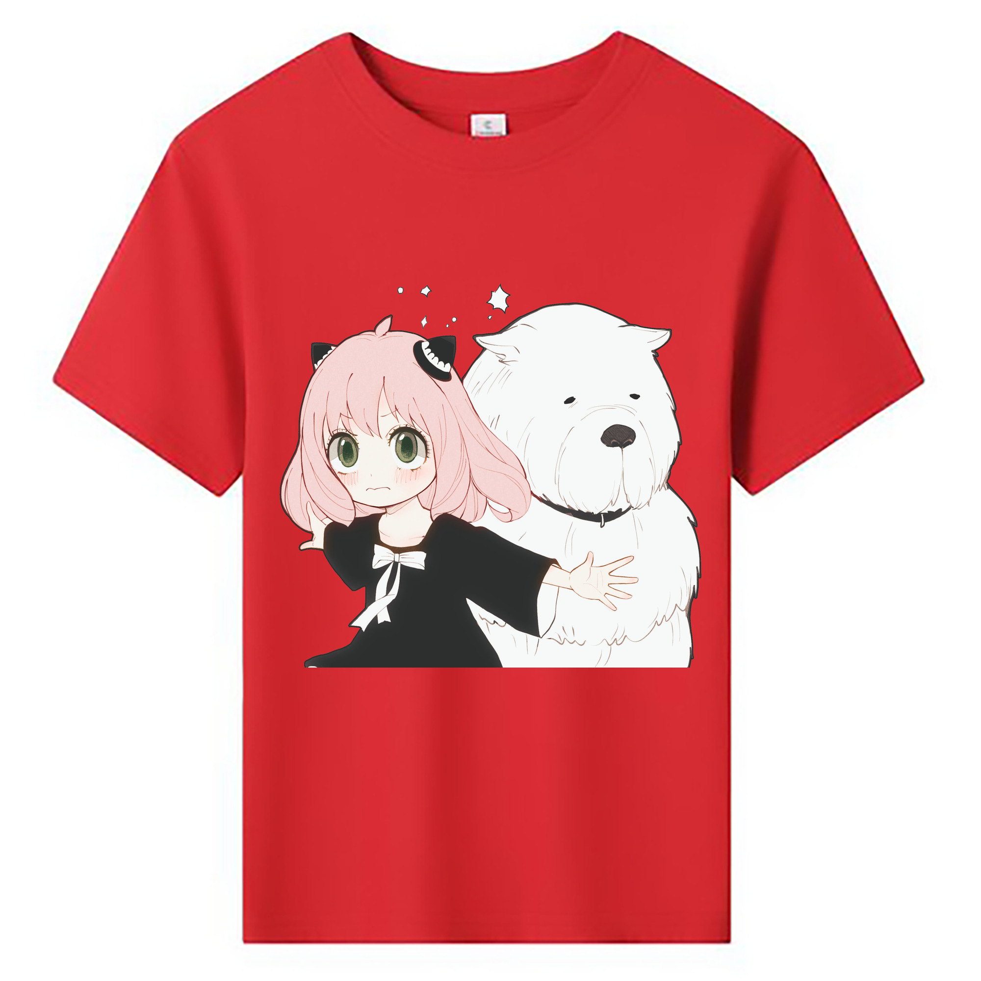 （画像用） SPY×FAMILY间谍家家酒 綿100％キッズTシャツ（フロントプリント）