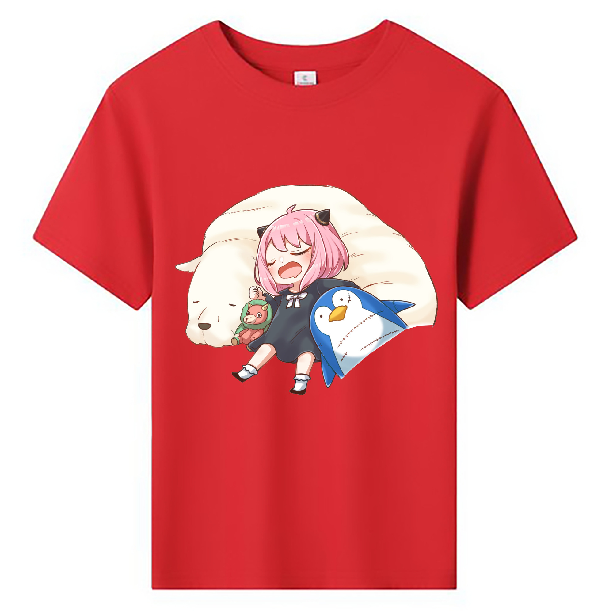 （画像用） SPY×FAMILY间谍家家酒 綿100％キッズTシャツ（フロントプリント）