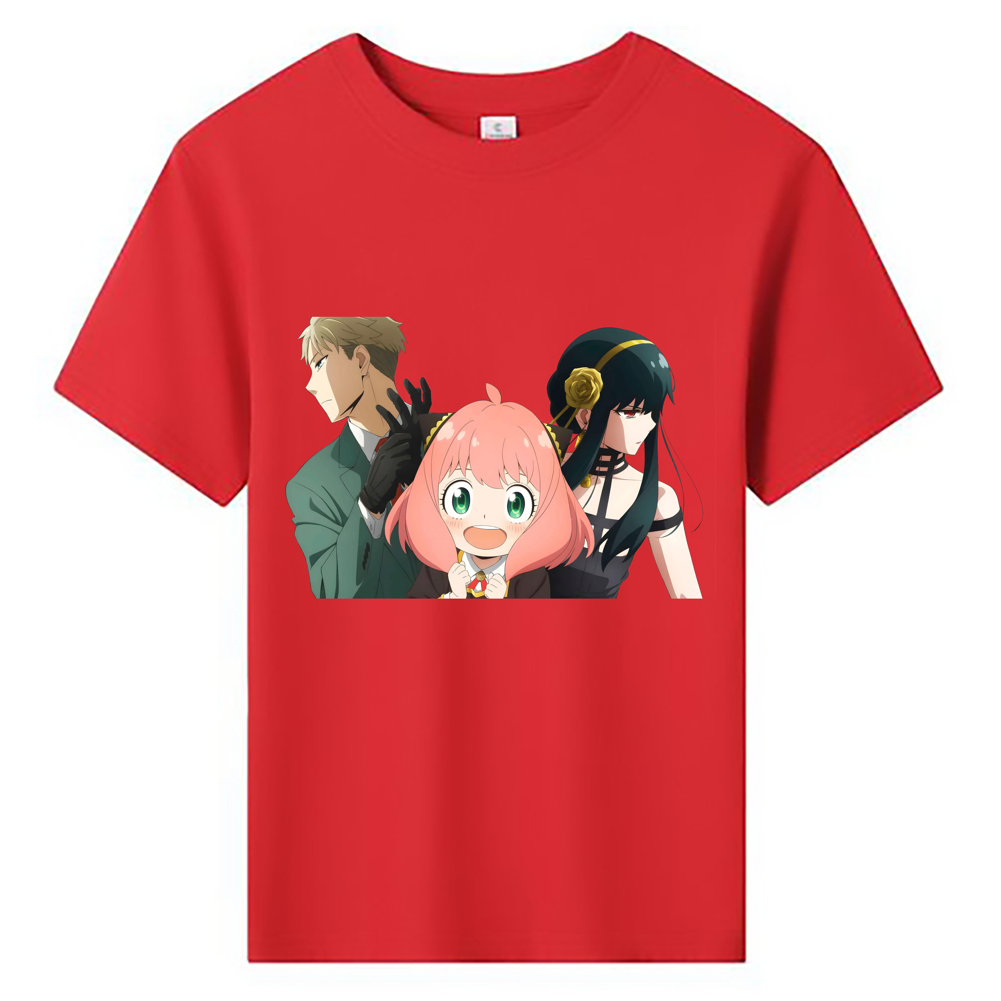 （画像用） SPY×FAMILY间谍家家酒 綿100％キッズTシャツ（フロントプリント）