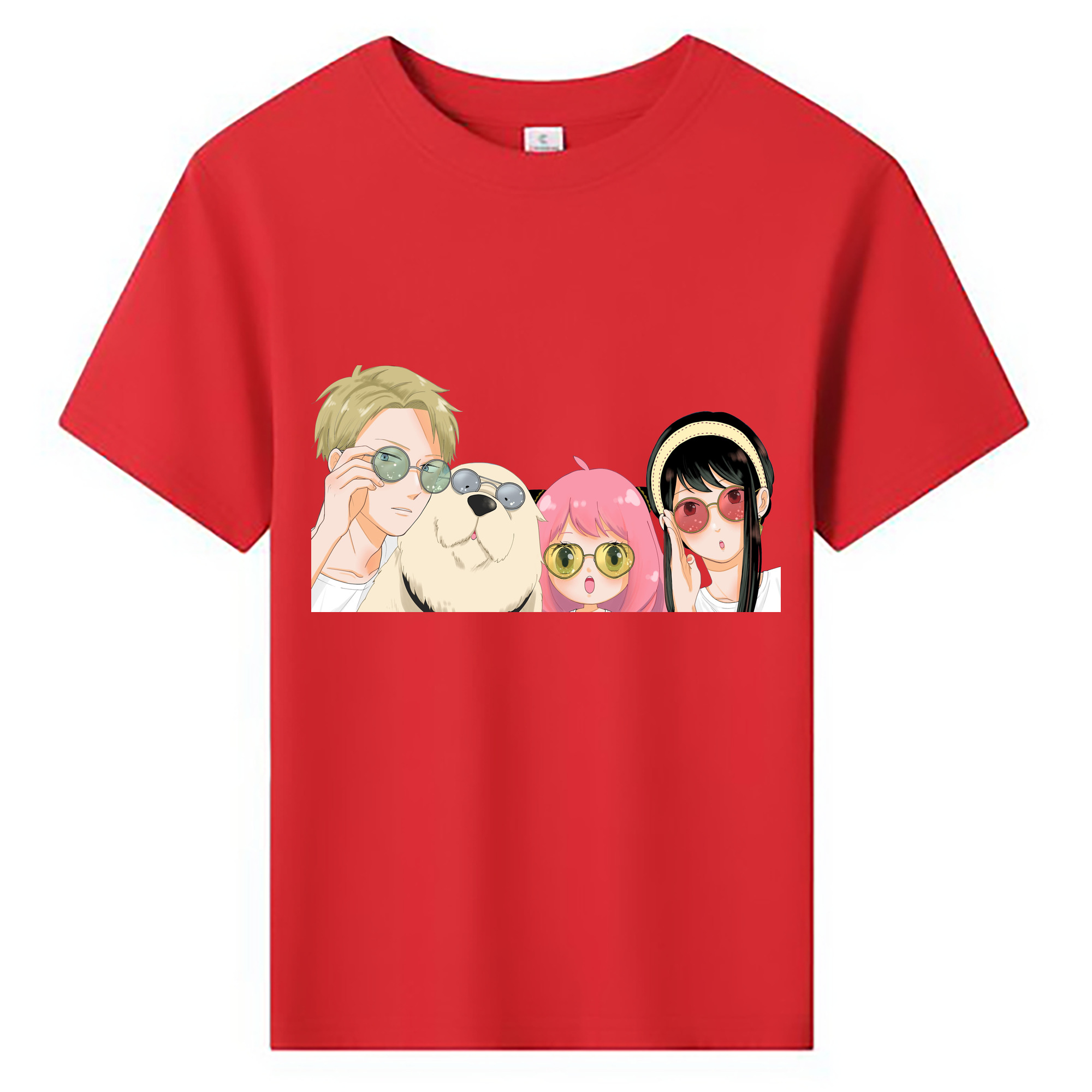 （画像用） SPY×FAMILY间谍家家酒 綿100％キッズTシャツ（フロントプリント）
