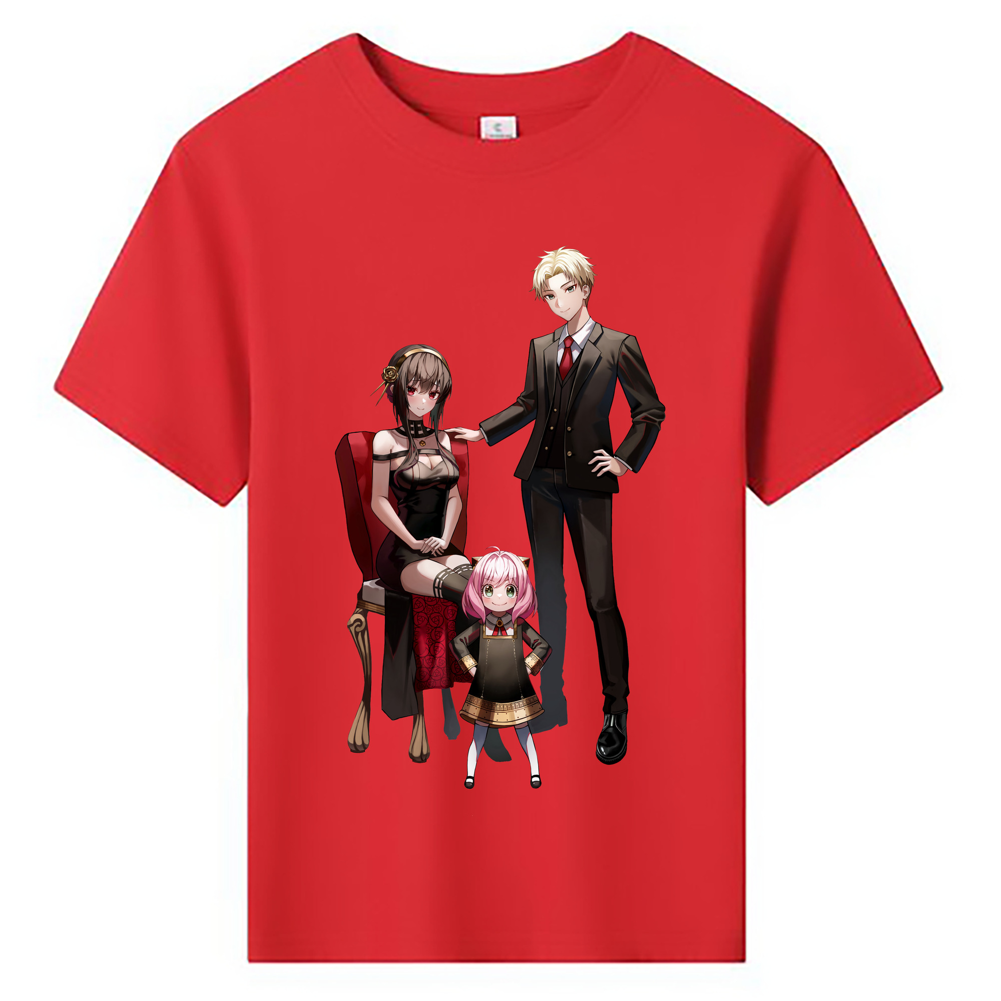 （画像用） SPY×FAMILY间谍家家酒 綿100％キッズTシャツ（フロントプリント）