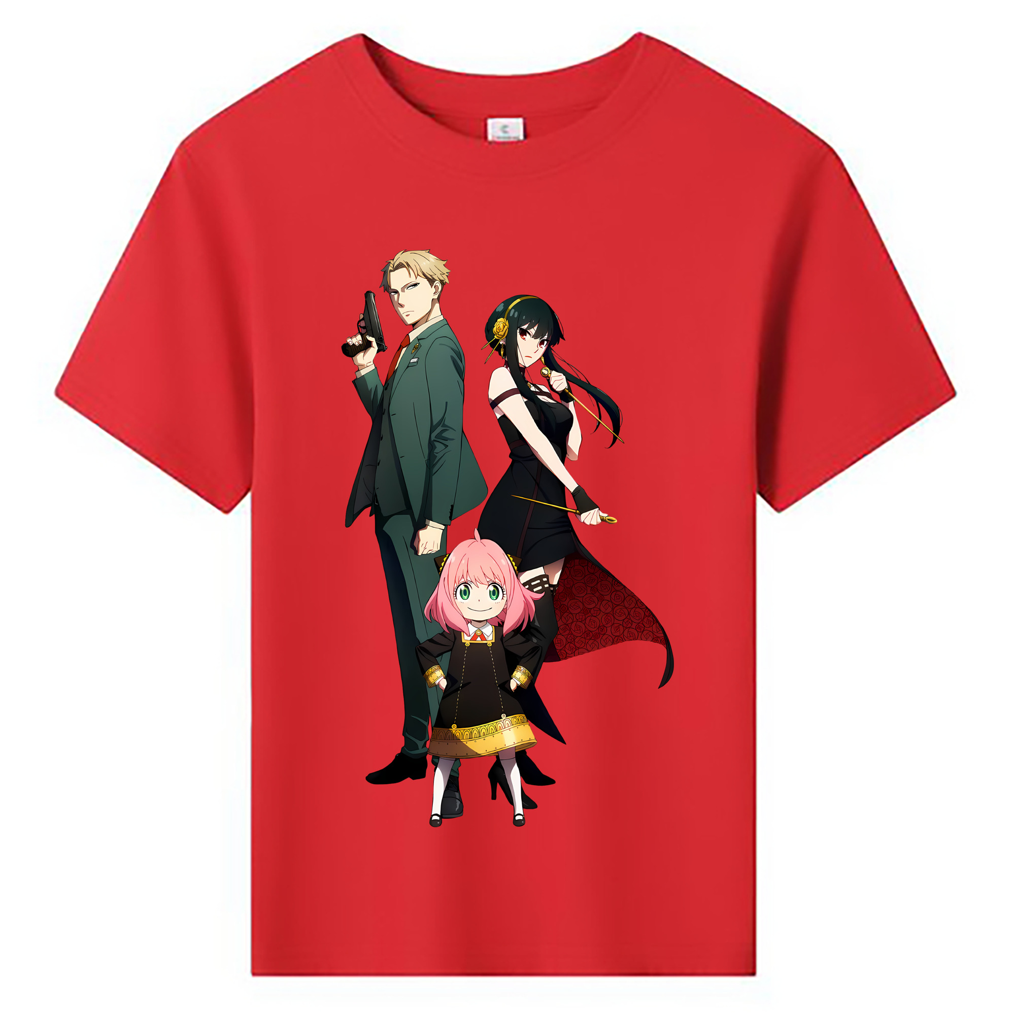 （画像用） SPY×FAMILY间谍家家酒 綿100％キッズTシャツ（フロントプリント）