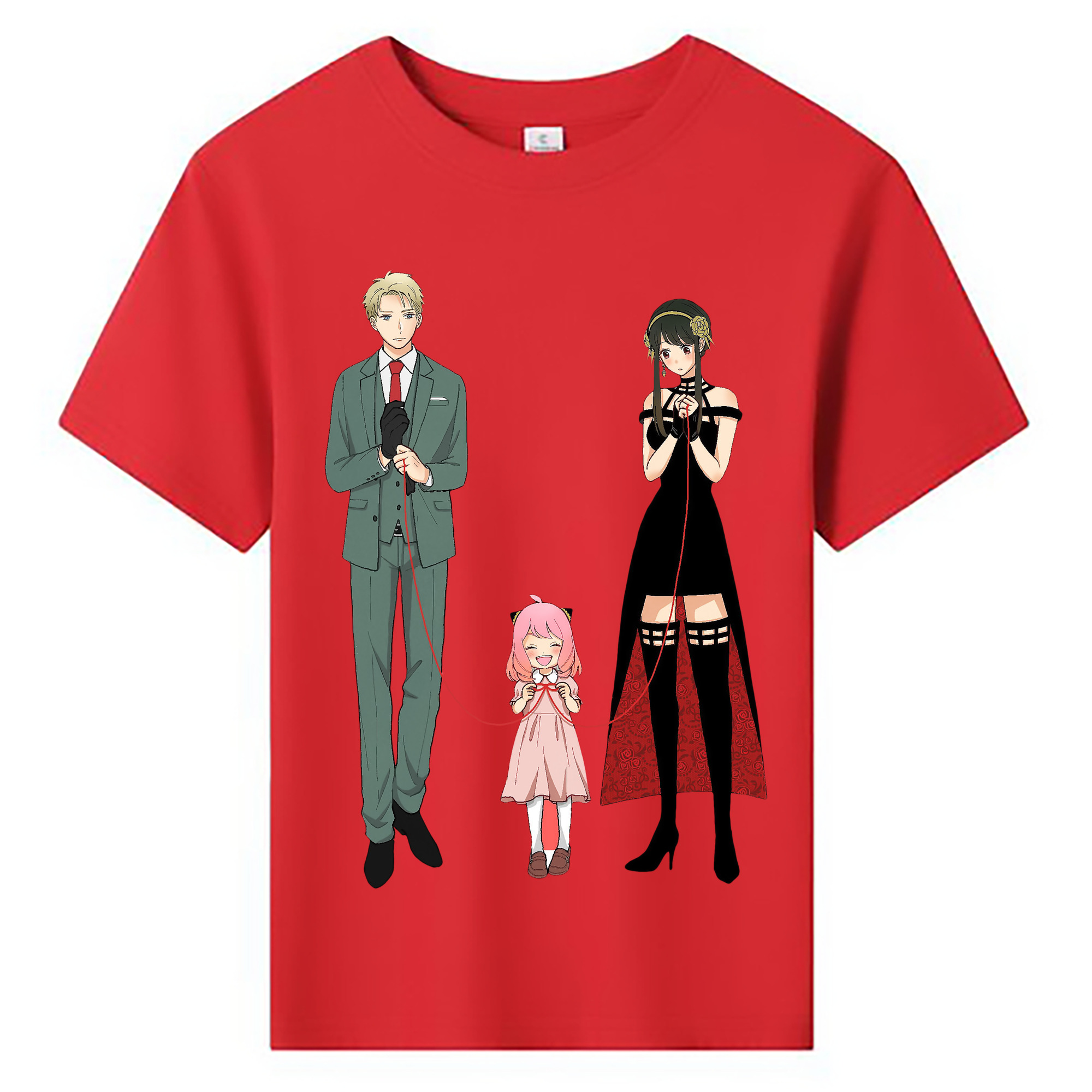 （画像用） SPY×FAMILY间谍家家酒 綿100％キッズTシャツ（フロントプリント）