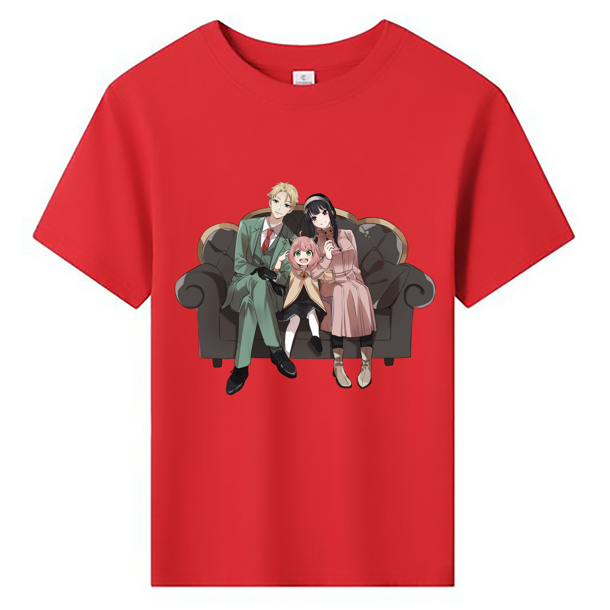 （画像用） SPY×FAMILY间谍家家酒 綿100％キッズTシャツ（フロントプリント）