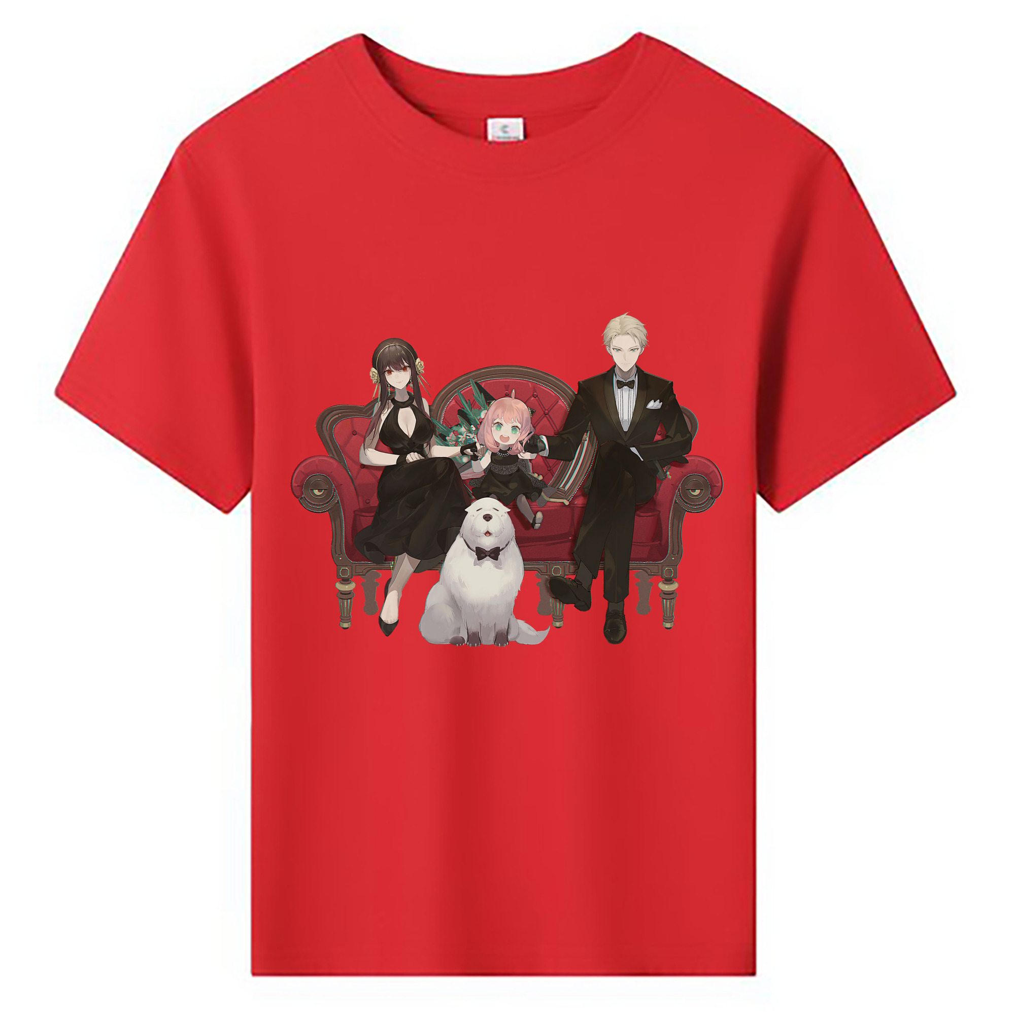 （画像用） SPY×FAMILY间谍家家酒 綿100％キッズTシャツ（フロントプリント）