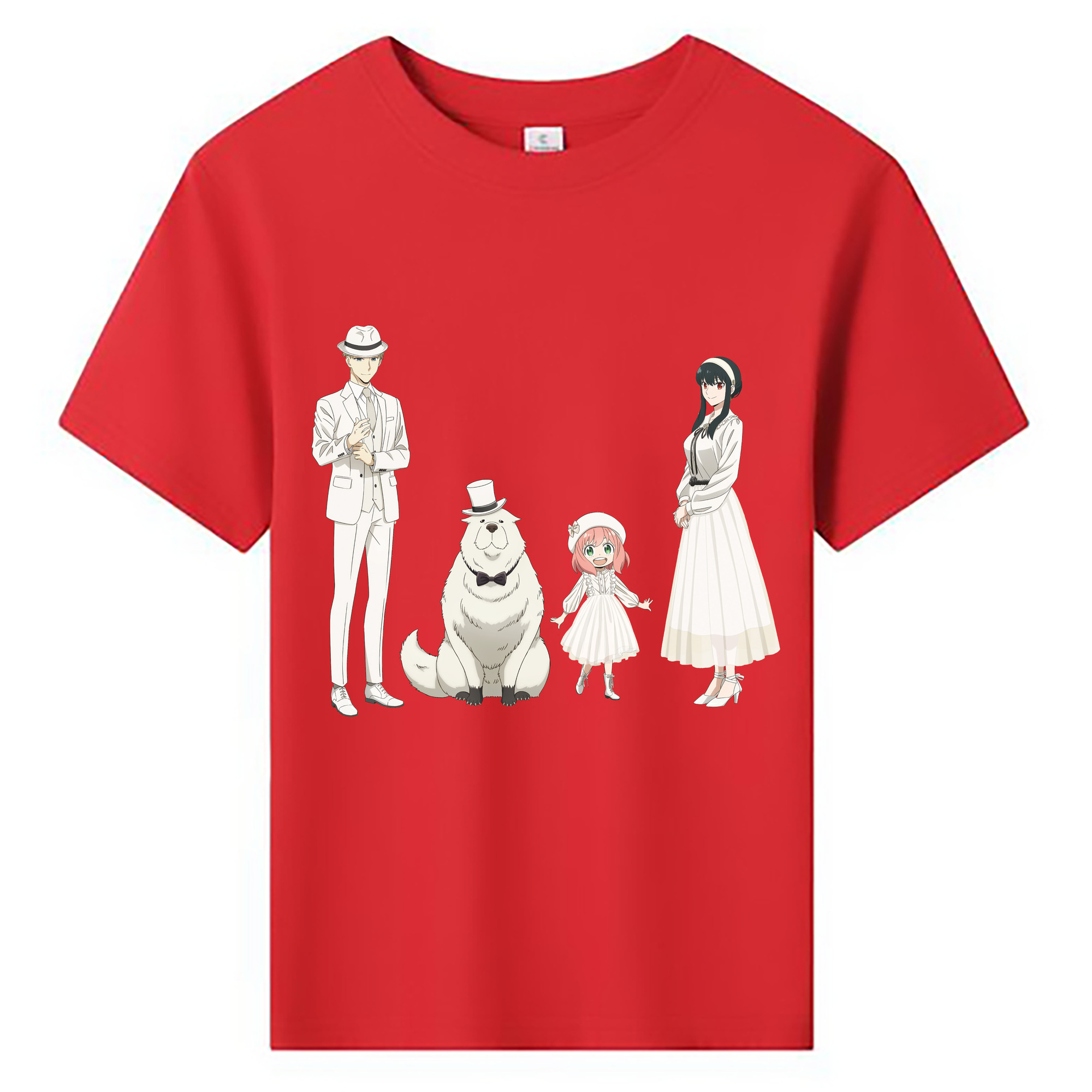 （画像用） SPY×FAMILY间谍家家酒 綿100％キッズTシャツ（フロントプリント）