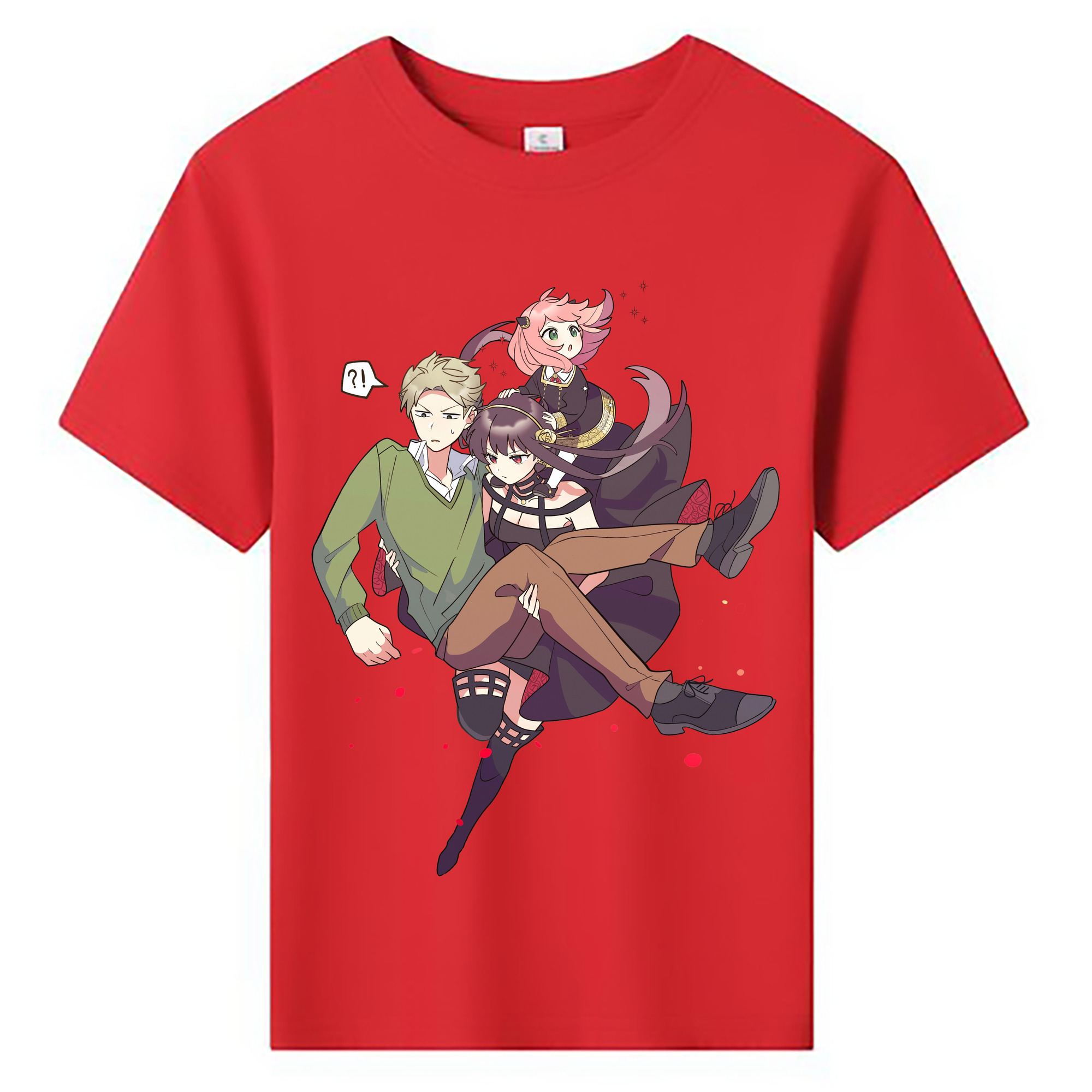 （画像用） SPY×FAMILY间谍家家酒 綿100％キッズTシャツ（フロントプリント）