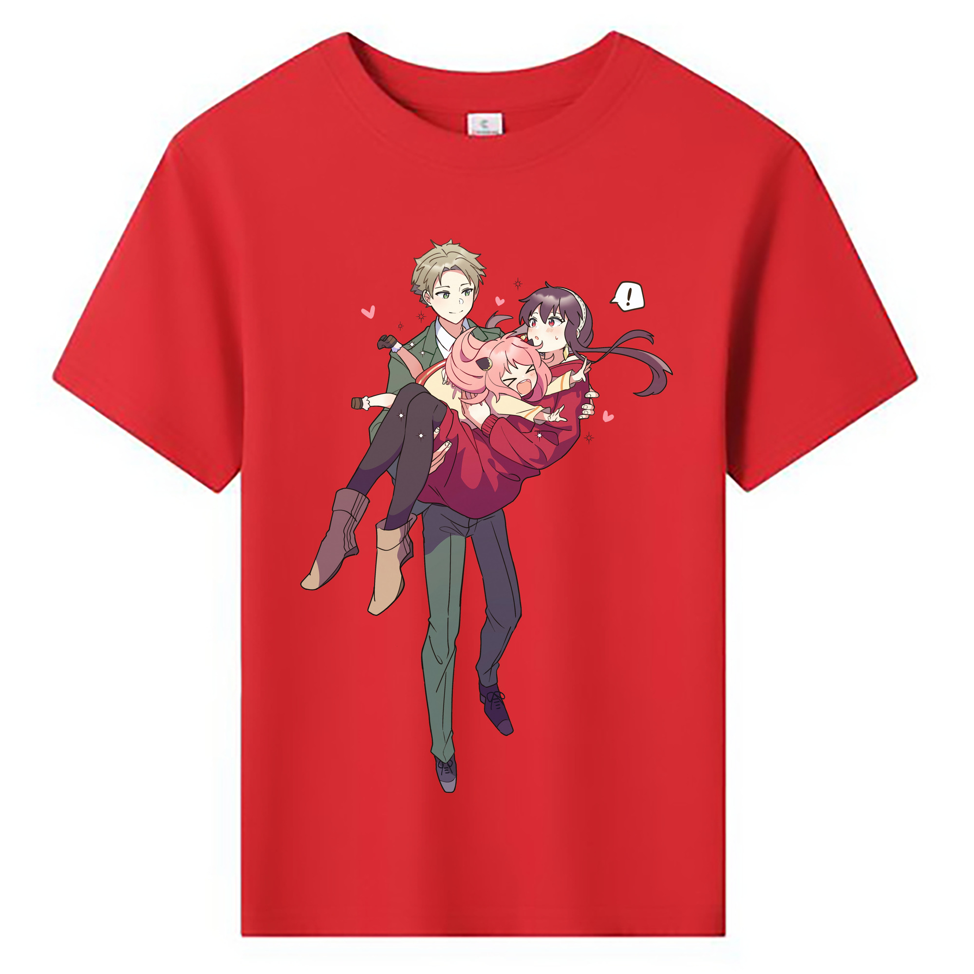（画像用） SPY×FAMILY间谍家家酒 綿100％キッズTシャツ（フロントプリント）