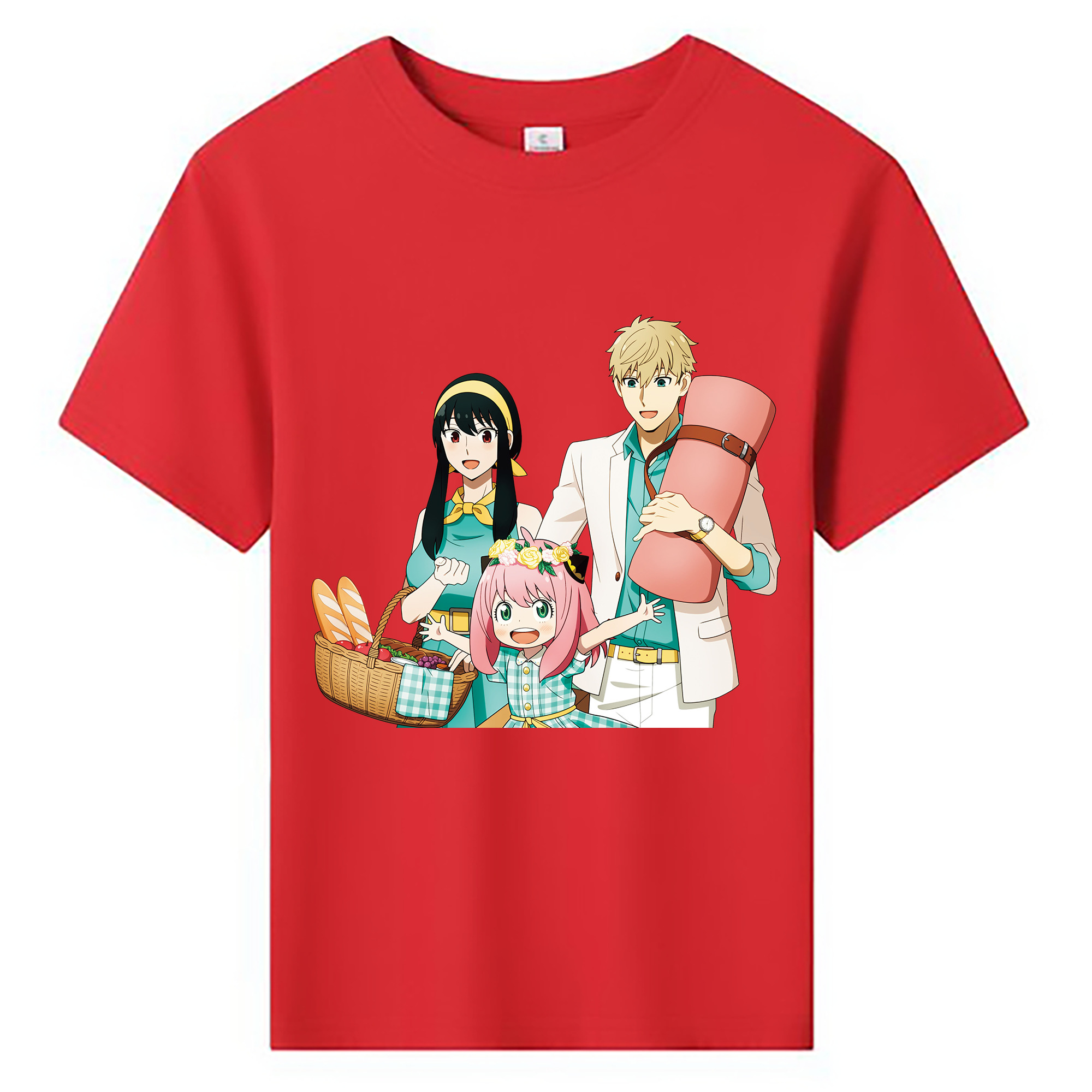 （画像用） SPY×FAMILY间谍家家酒 綿100％キッズTシャツ（フロントプリント）
