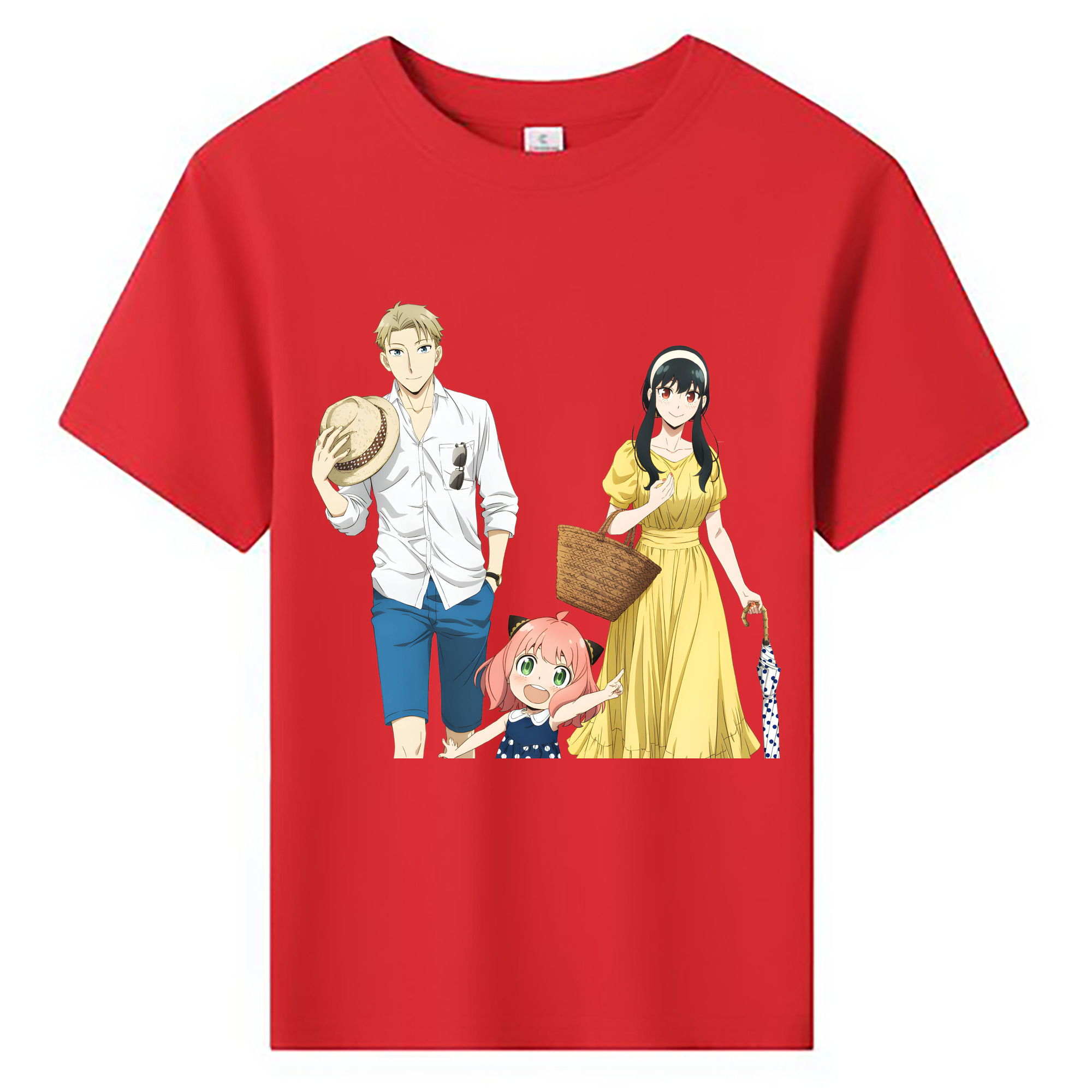 （画像用） SPY×FAMILY间谍家家酒 綿100％キッズTシャツ（フロントプリント）