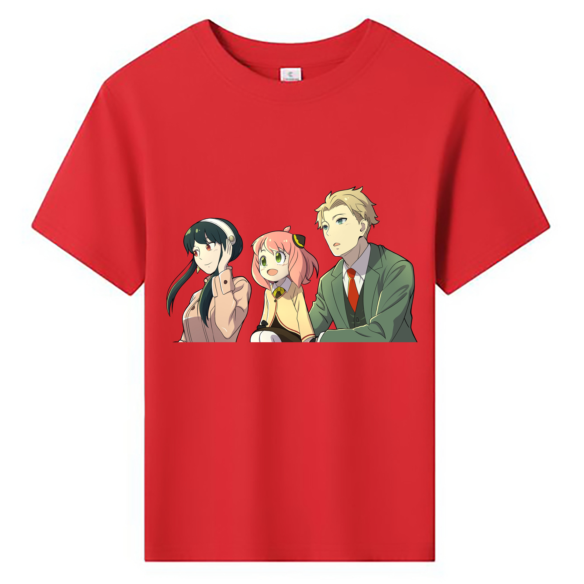 （画像用） SPY×FAMILY间谍家家酒 綿100％キッズTシャツ（フロントプリント）