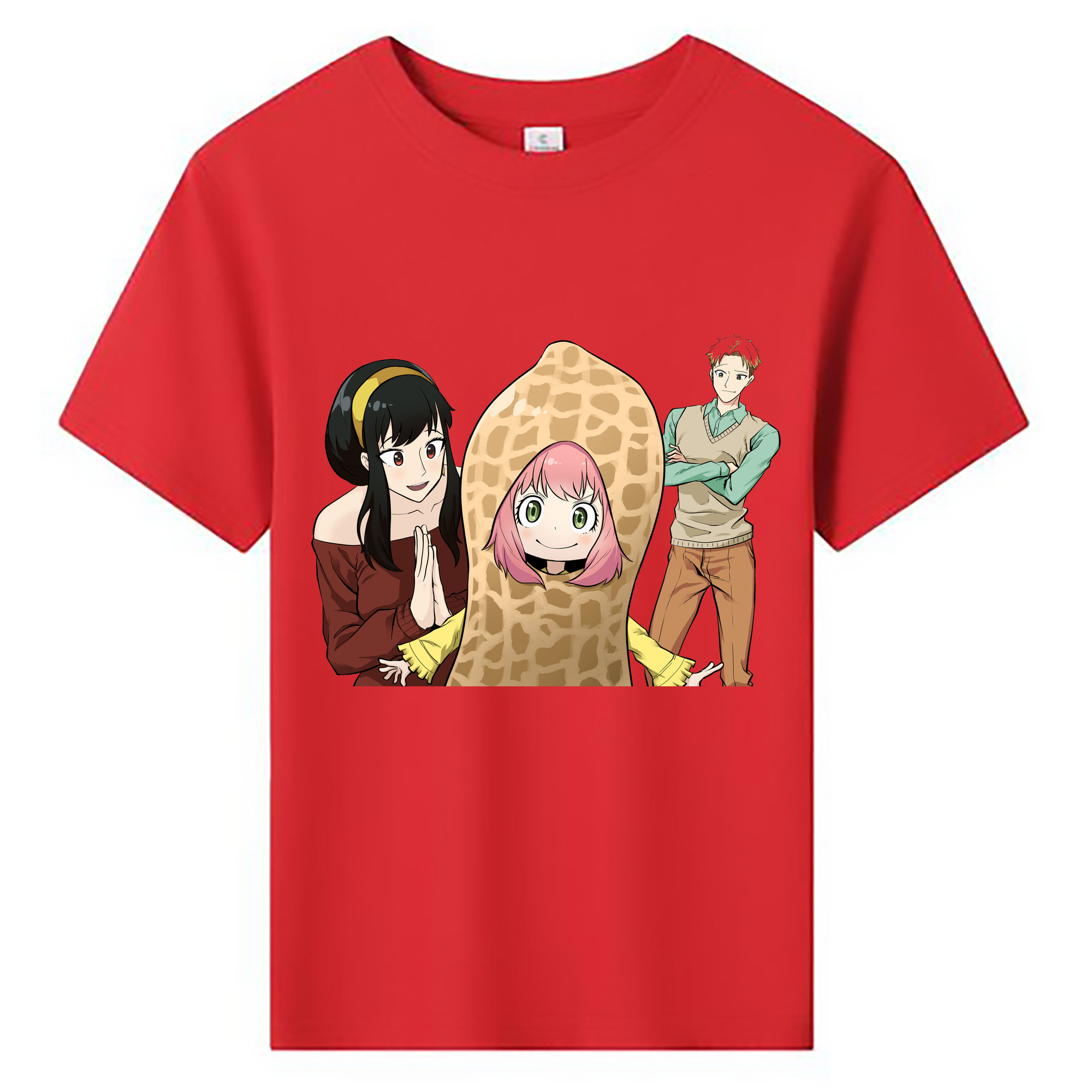 （画像用） SPY×FAMILY间谍家家酒 綿100％キッズTシャツ（フロントプリント）