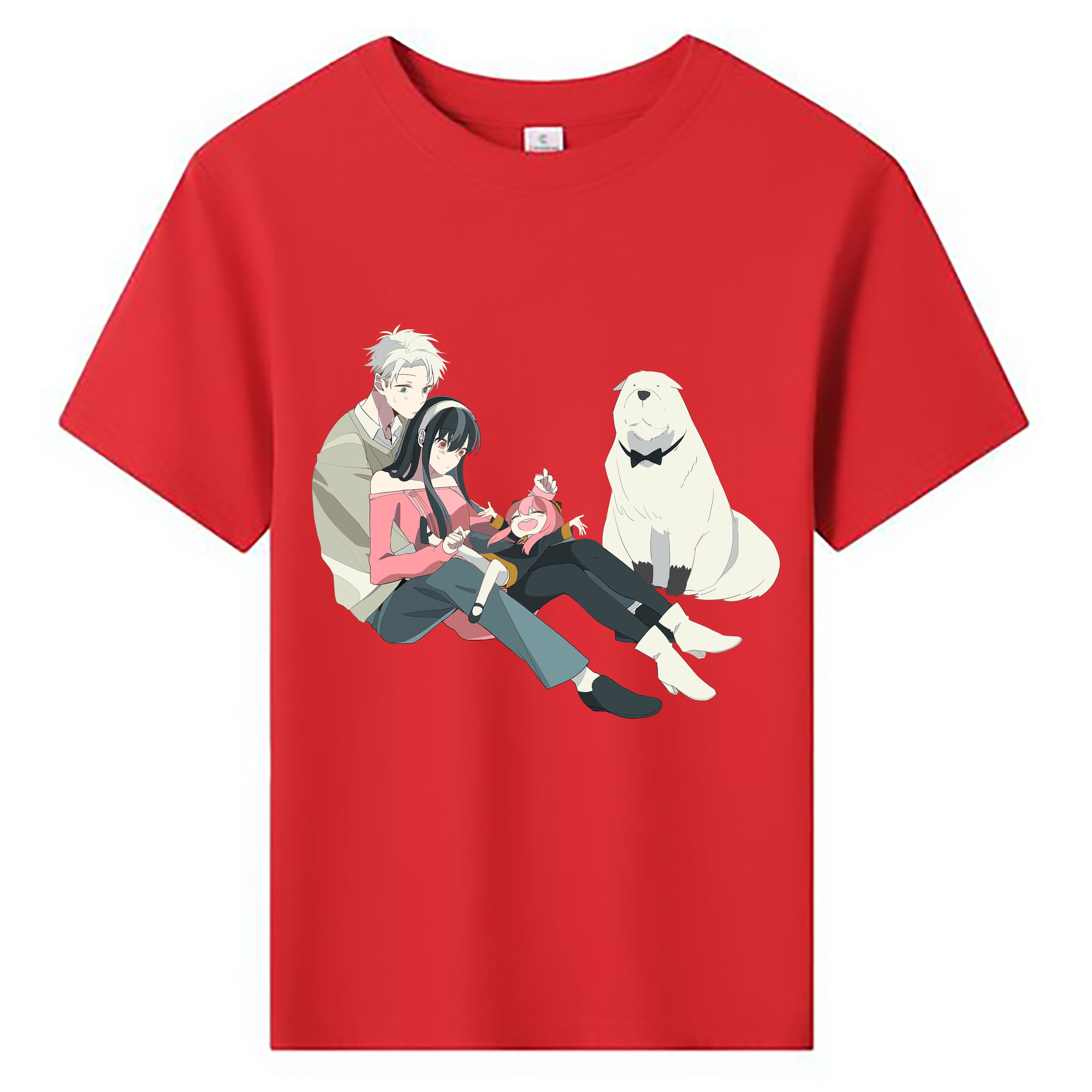 （画像用） SPY×FAMILY间谍家家酒 綿100％キッズTシャツ（フロントプリント）