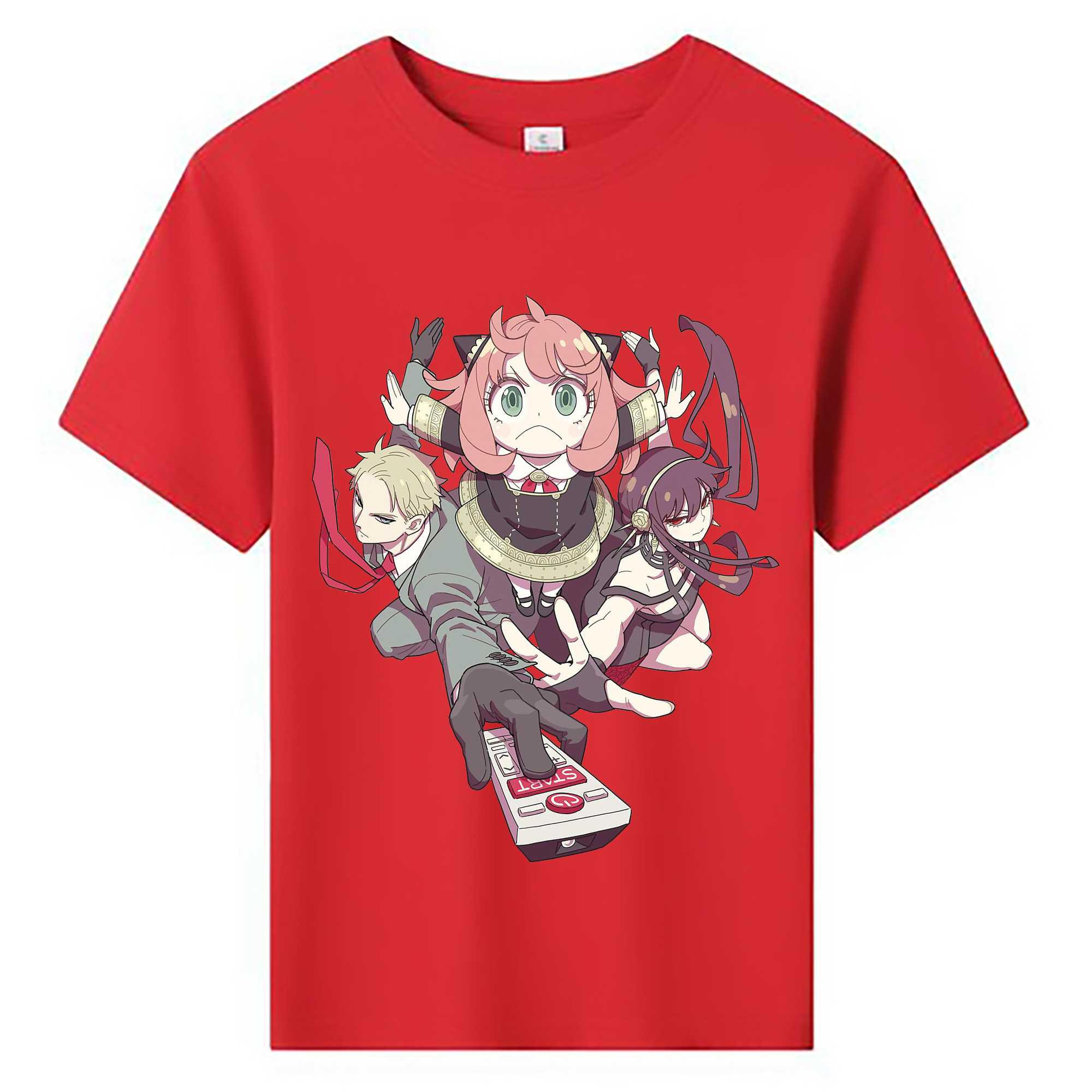 （画像用） SPY×FAMILY间谍家家酒 綿100％キッズTシャツ（フロントプリント）