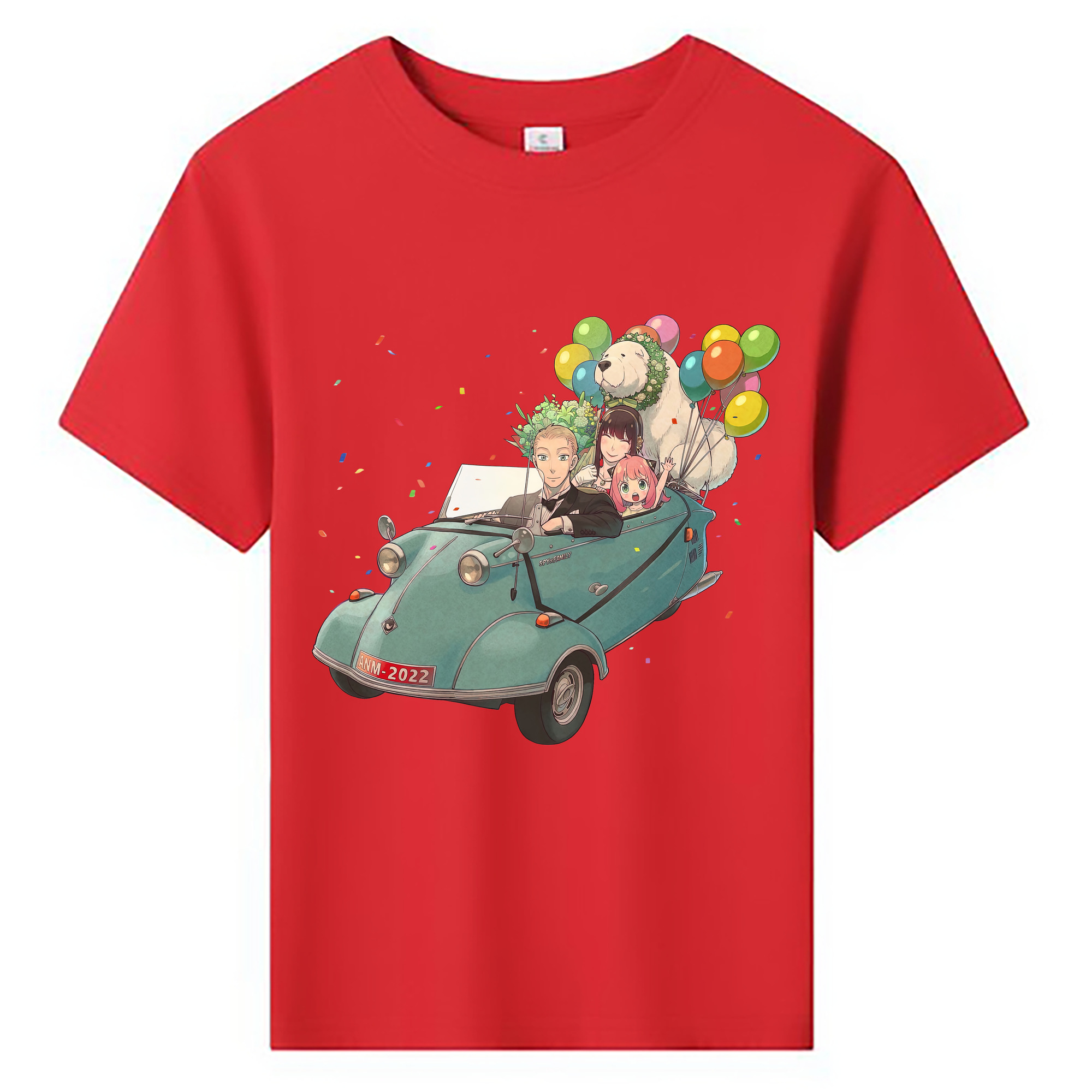 （画像用） SPY×FAMILY间谍家家酒 綿100％キッズTシャツ（フロントプリント）