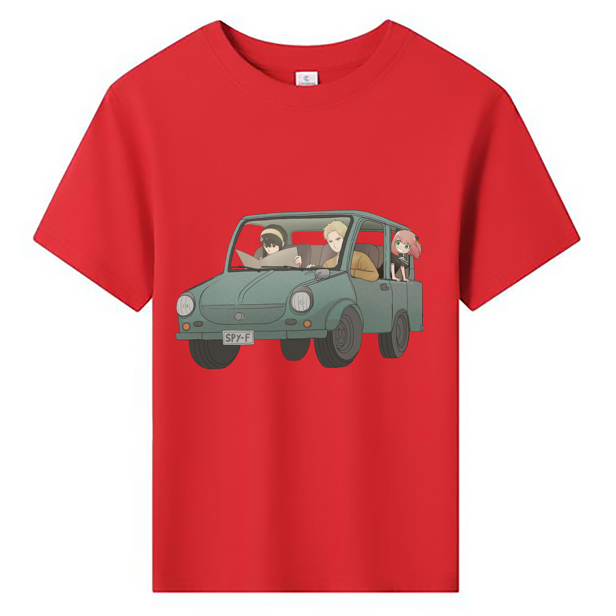 （画像用） SPY×FAMILY间谍家家酒 綿100％キッズTシャツ（フロントプリント）