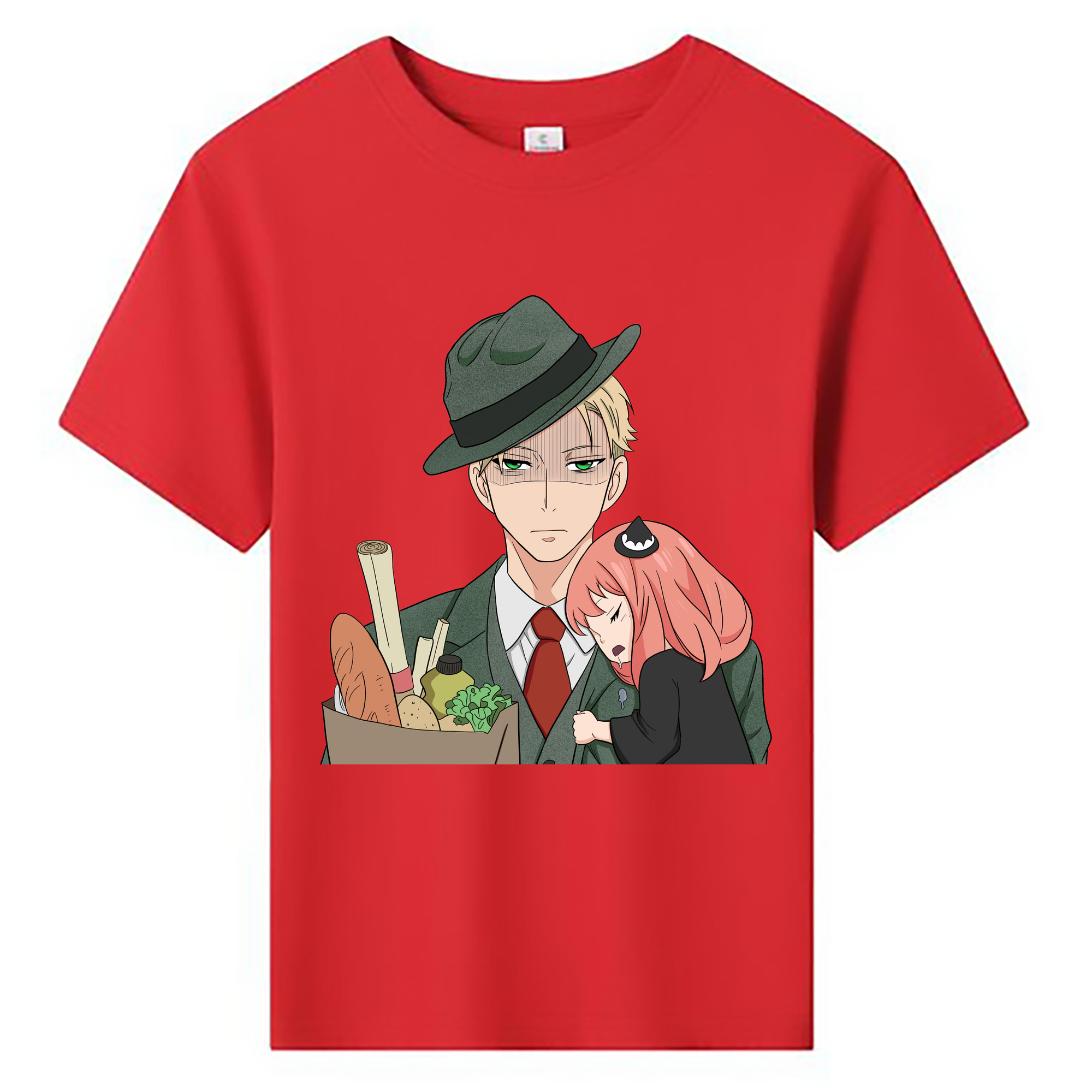 （画像用） SPY×FAMILY间谍家家酒 綿100％キッズTシャツ（フロントプリント）
