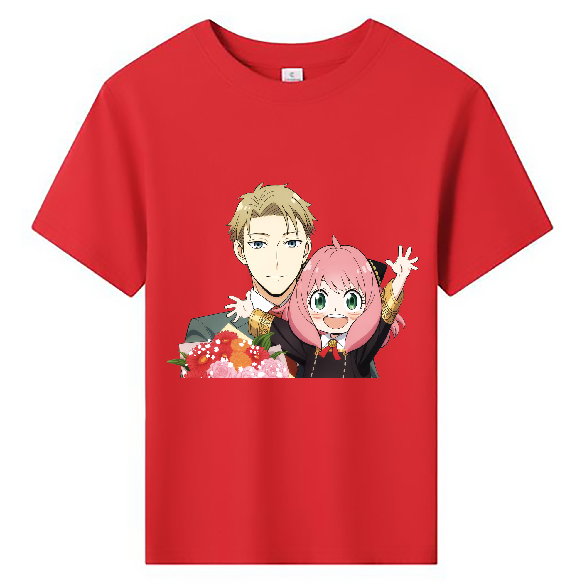 （画像用） SPY×FAMILY间谍家家酒 綿100％キッズTシャツ（フロントプリント）