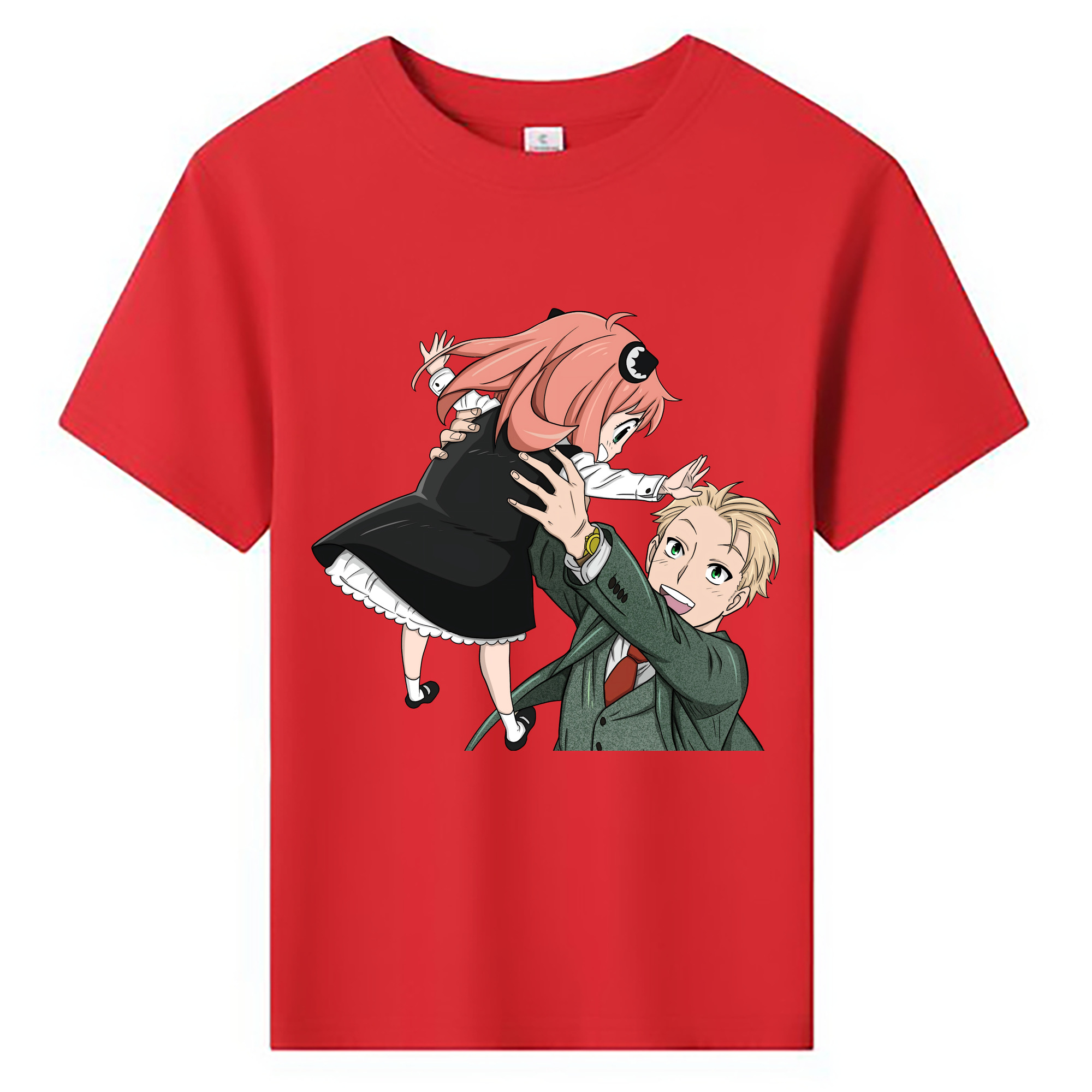 （画像用） SPY×FAMILY间谍家家酒 綿100％キッズTシャツ（フロントプリント）