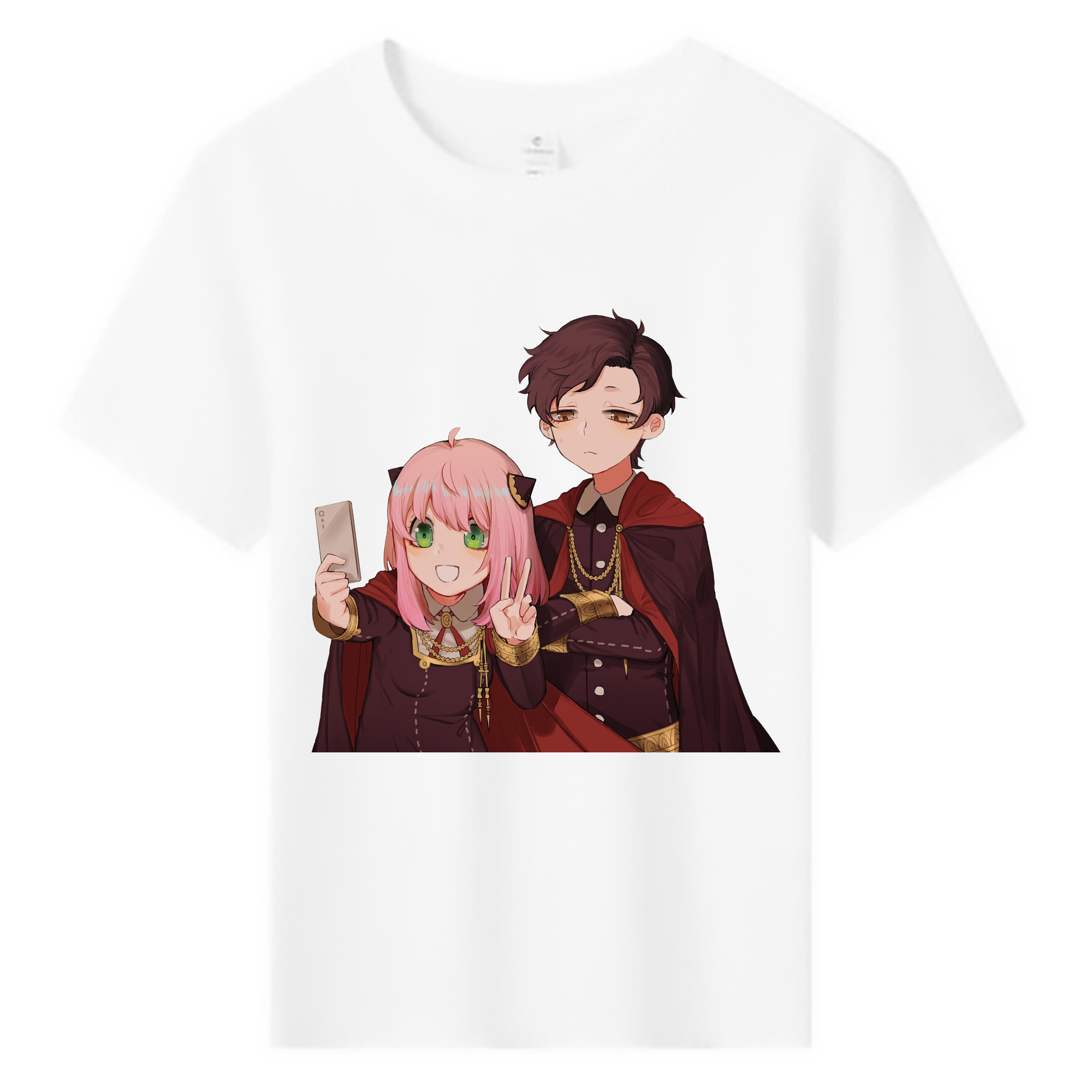 （画像用） SPY×FAMILY间谍家家酒 綿100％キッズTシャツ（フロントプリント）