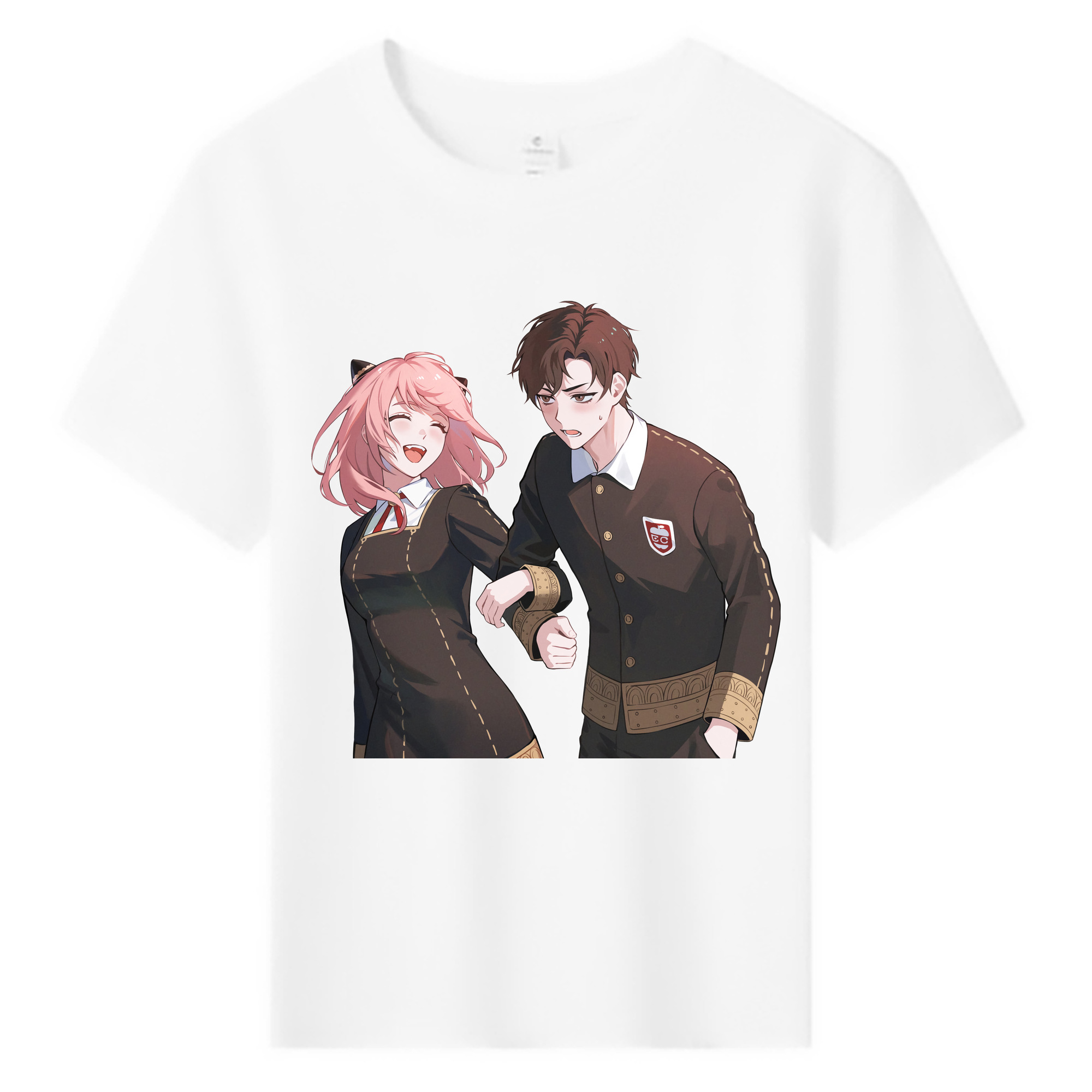 （画像用） SPY×FAMILY间谍家家酒 綿100％キッズTシャツ（フロントプリント）
