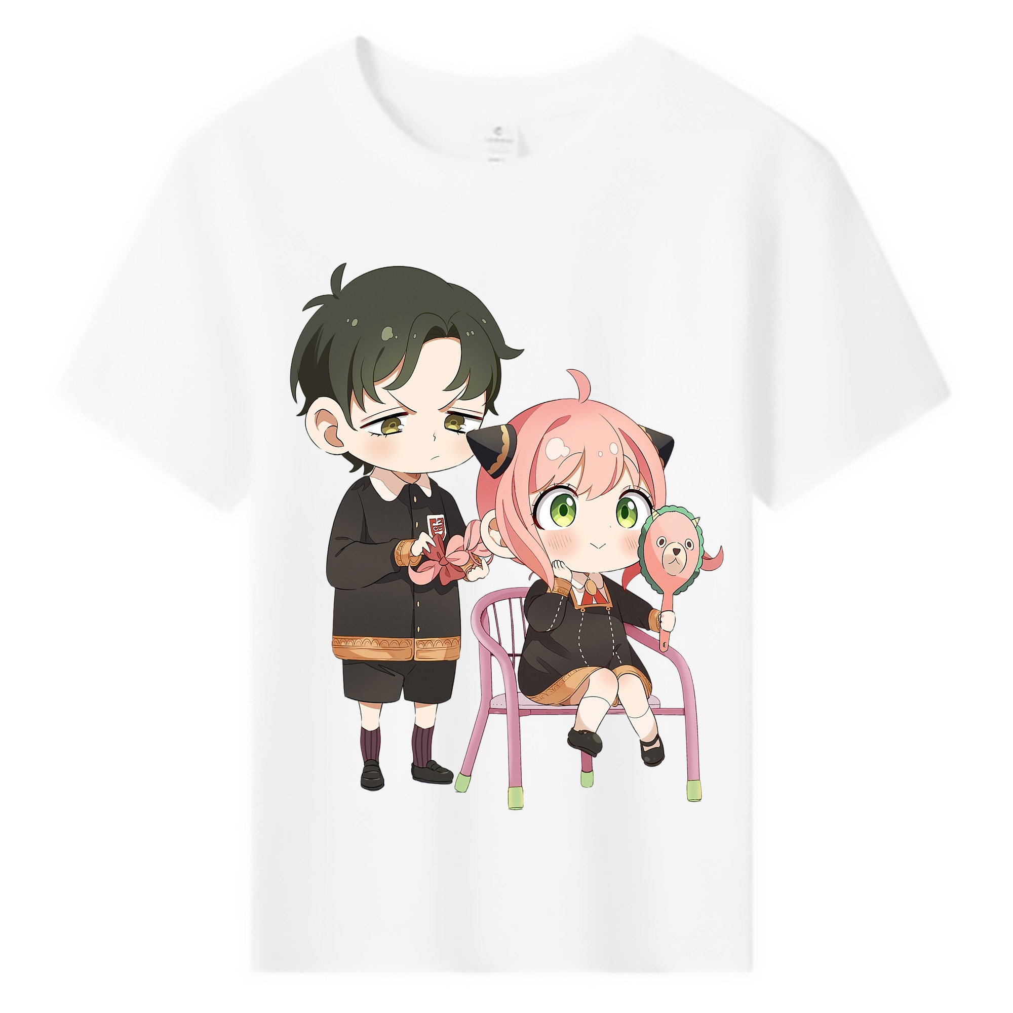 （画像用） SPY×FAMILY间谍家家酒 綿100％キッズTシャツ（フロントプリント）