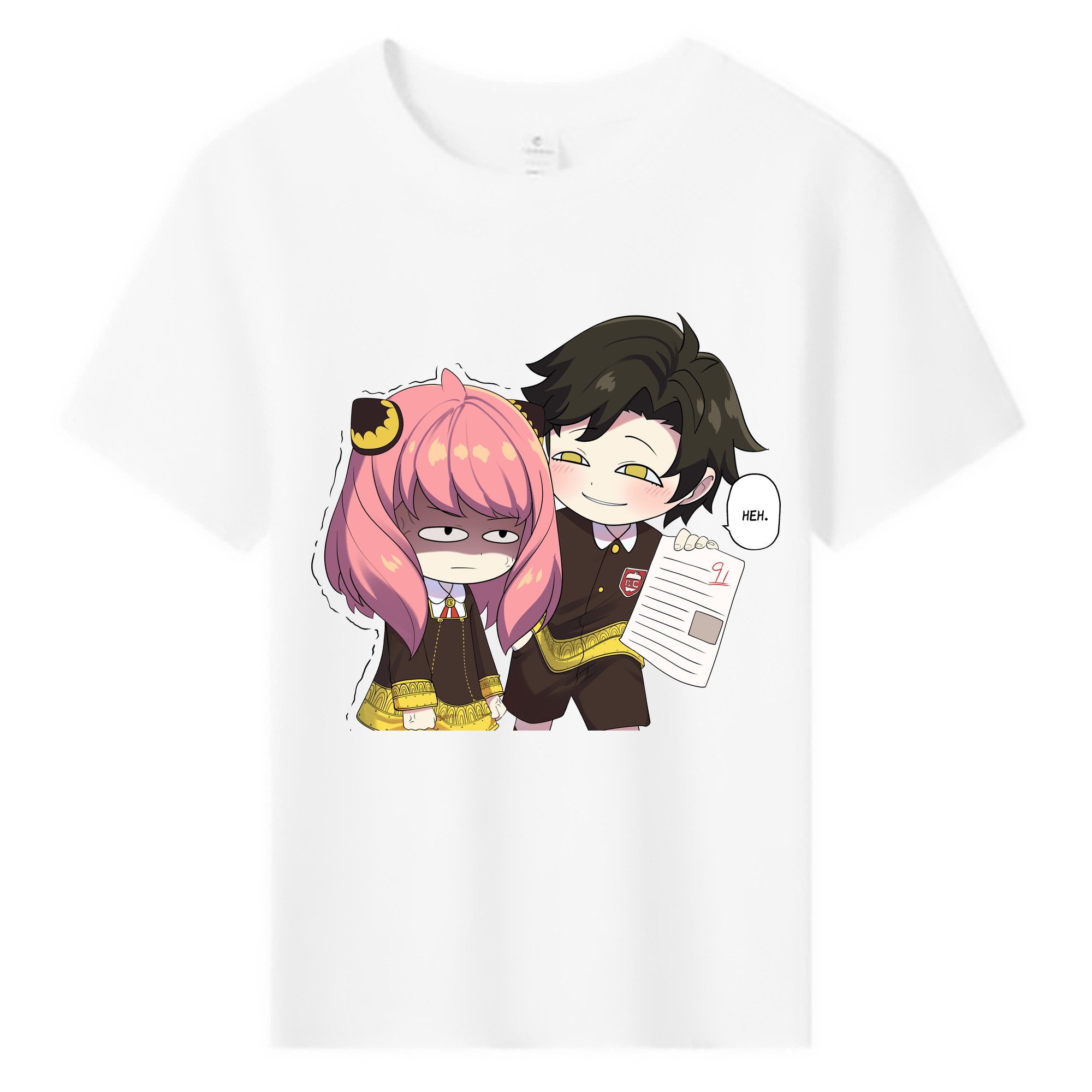 （画像用） SPY×FAMILY间谍家家酒 綿100％キッズTシャツ（フロントプリント）