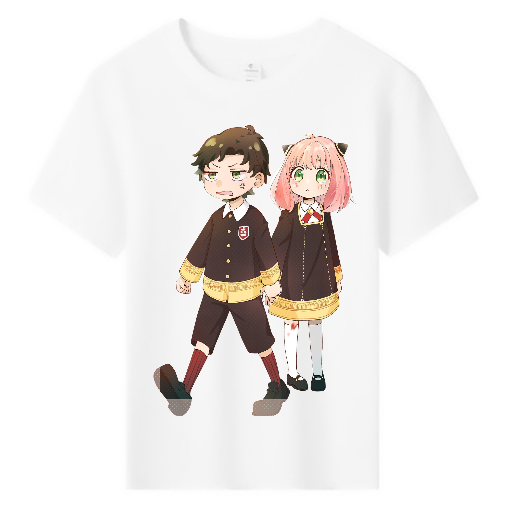 （画像用） SPY×FAMILY间谍家家酒 綿100％キッズTシャツ（フロントプリント）