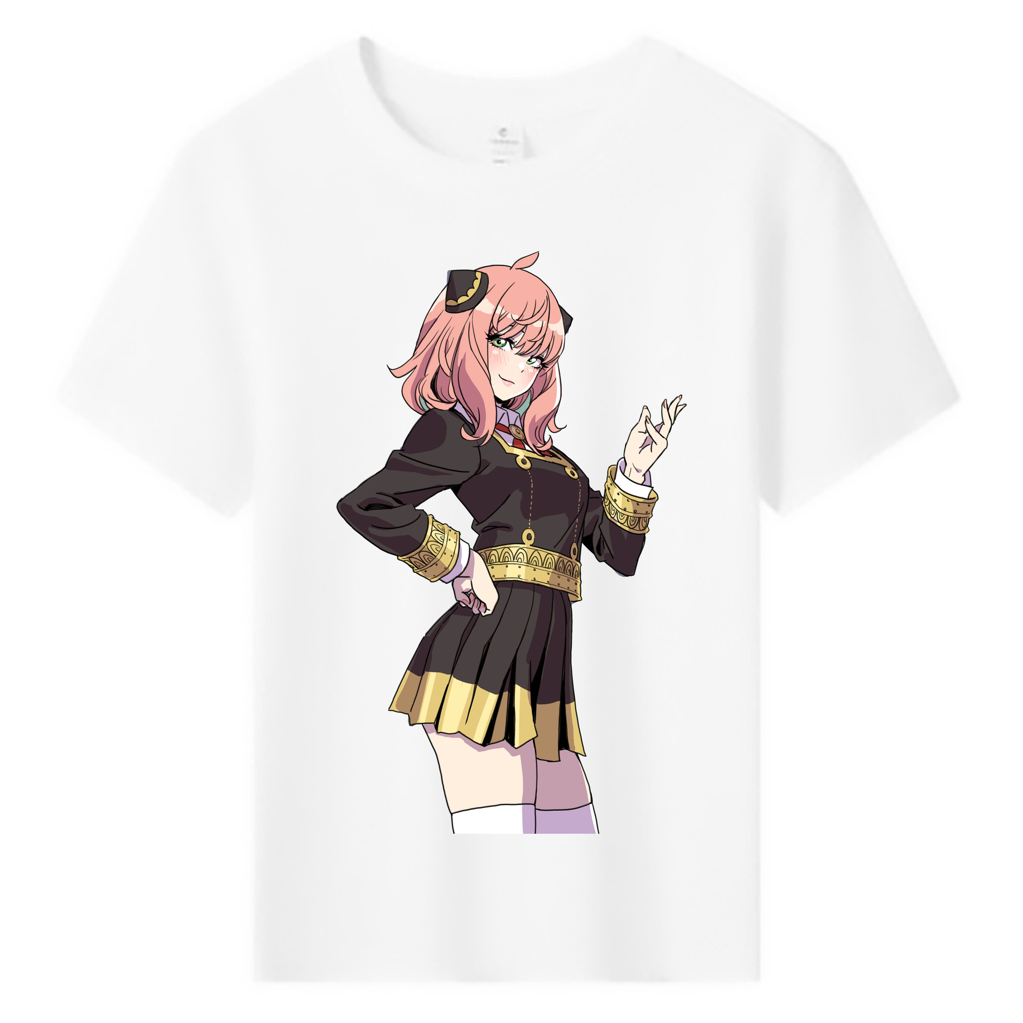 （画像用） SPY×FAMILY间谍家家酒 綿100％キッズTシャツ（フロントプリント）