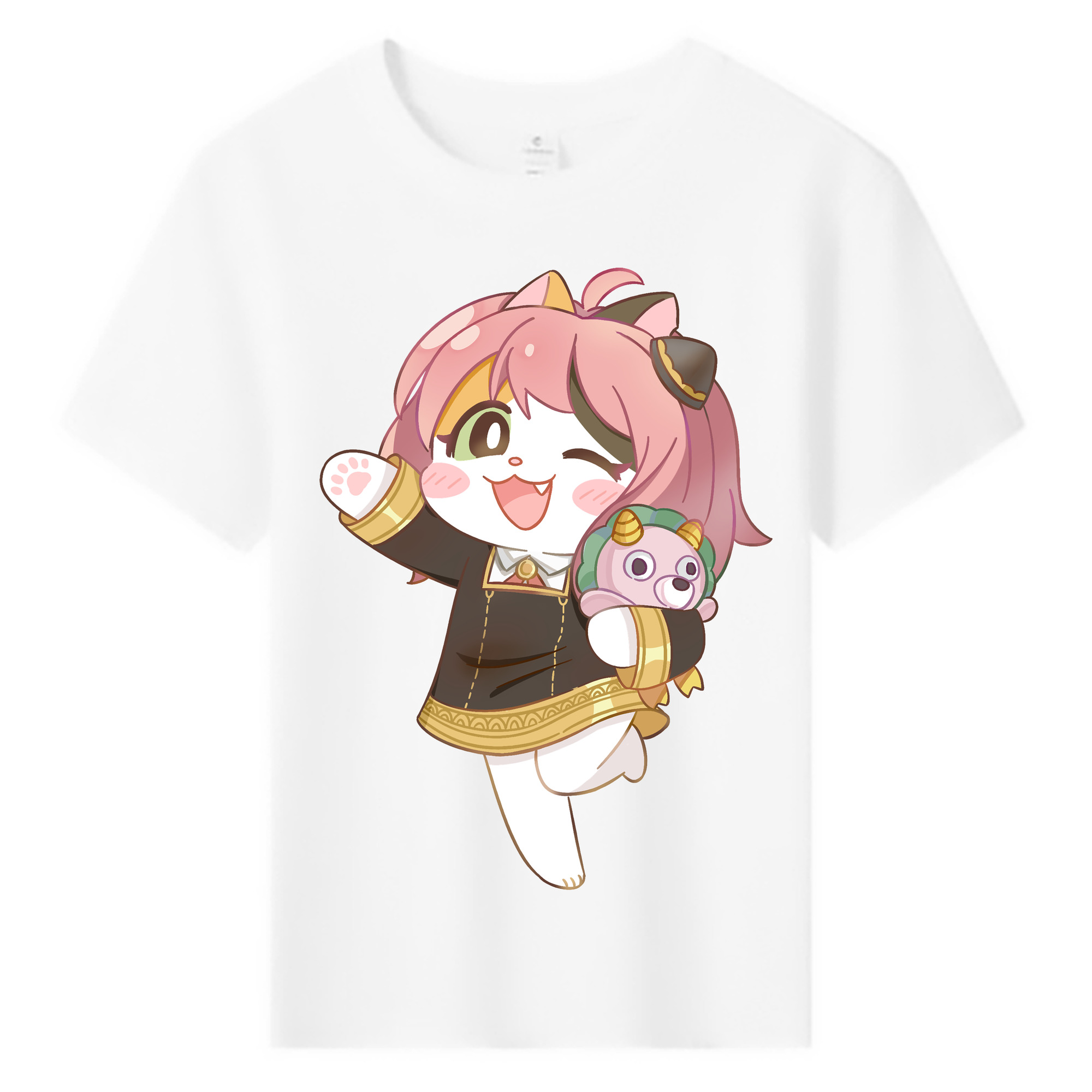 （画像用） SPY×FAMILY间谍家家酒 綿100％キッズTシャツ（フロントプリント）