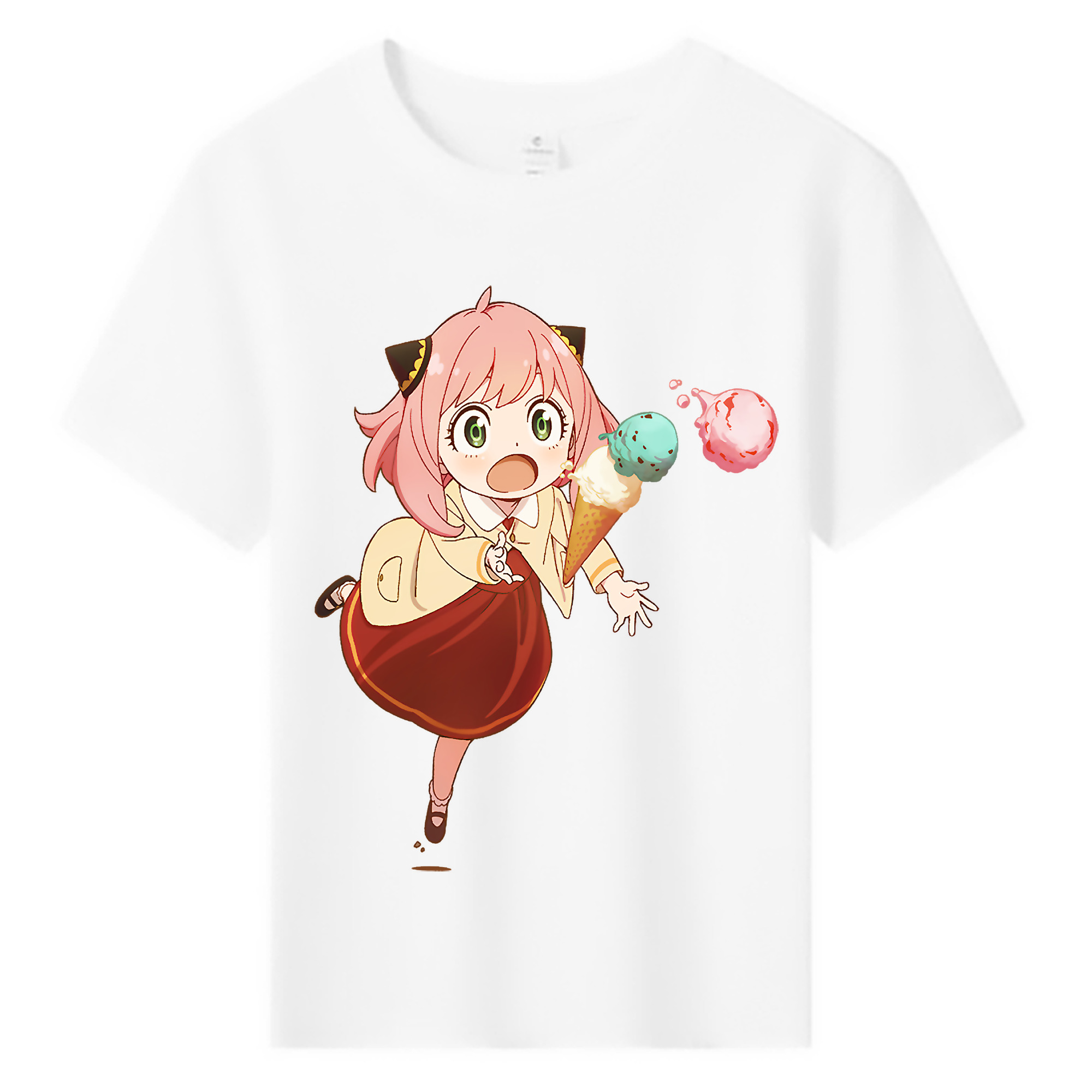 （画像用） SPY×FAMILY间谍家家酒 綿100％キッズTシャツ（フロントプリント）