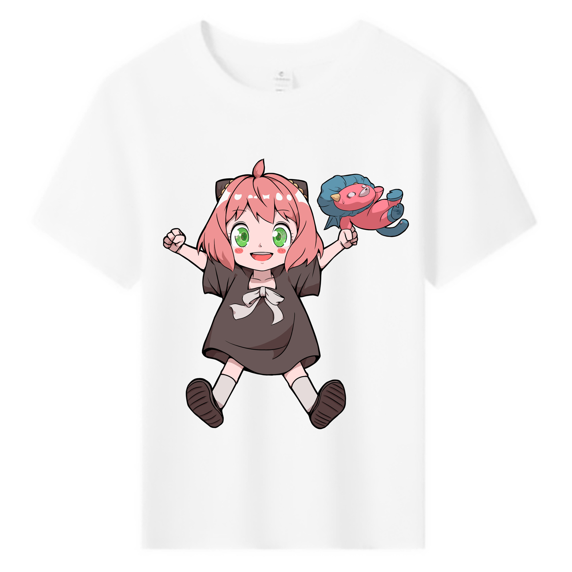 （画像用） SPY×FAMILY间谍家家酒 綿100％キッズTシャツ（フロントプリント）