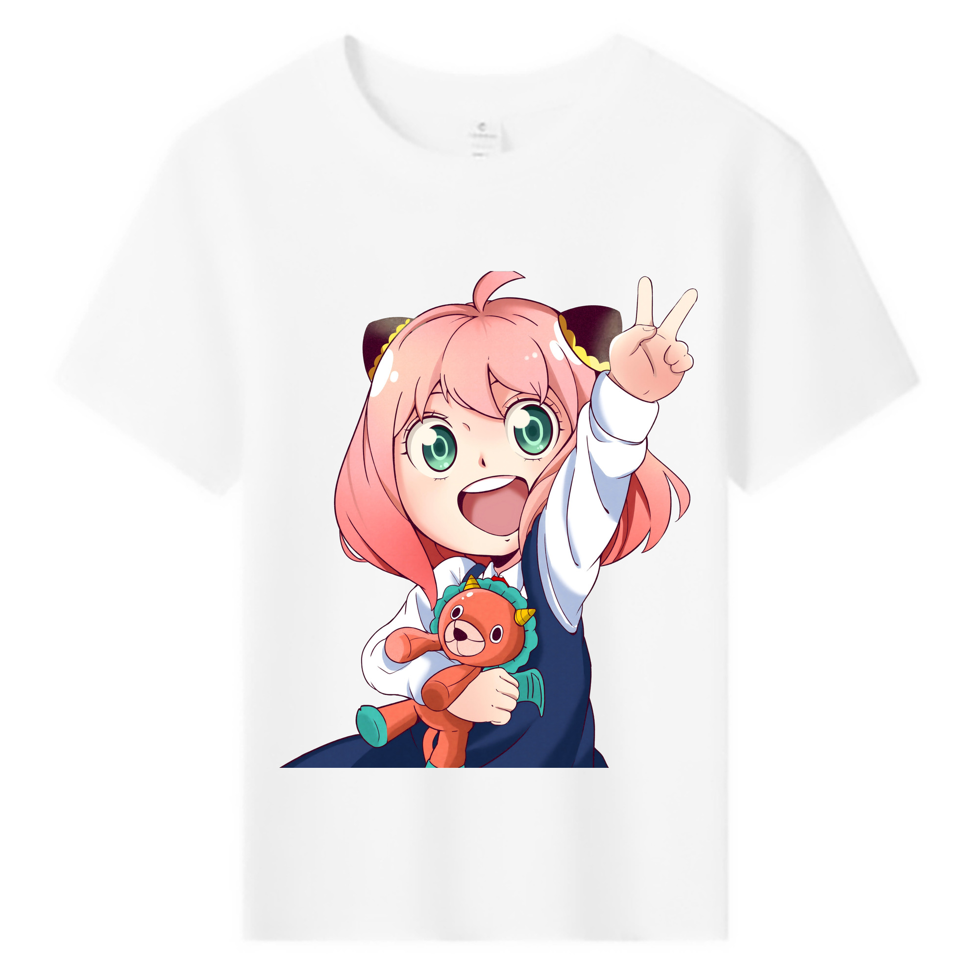 （画像用） SPY×FAMILY间谍家家酒 綿100％キッズTシャツ（フロントプリント）