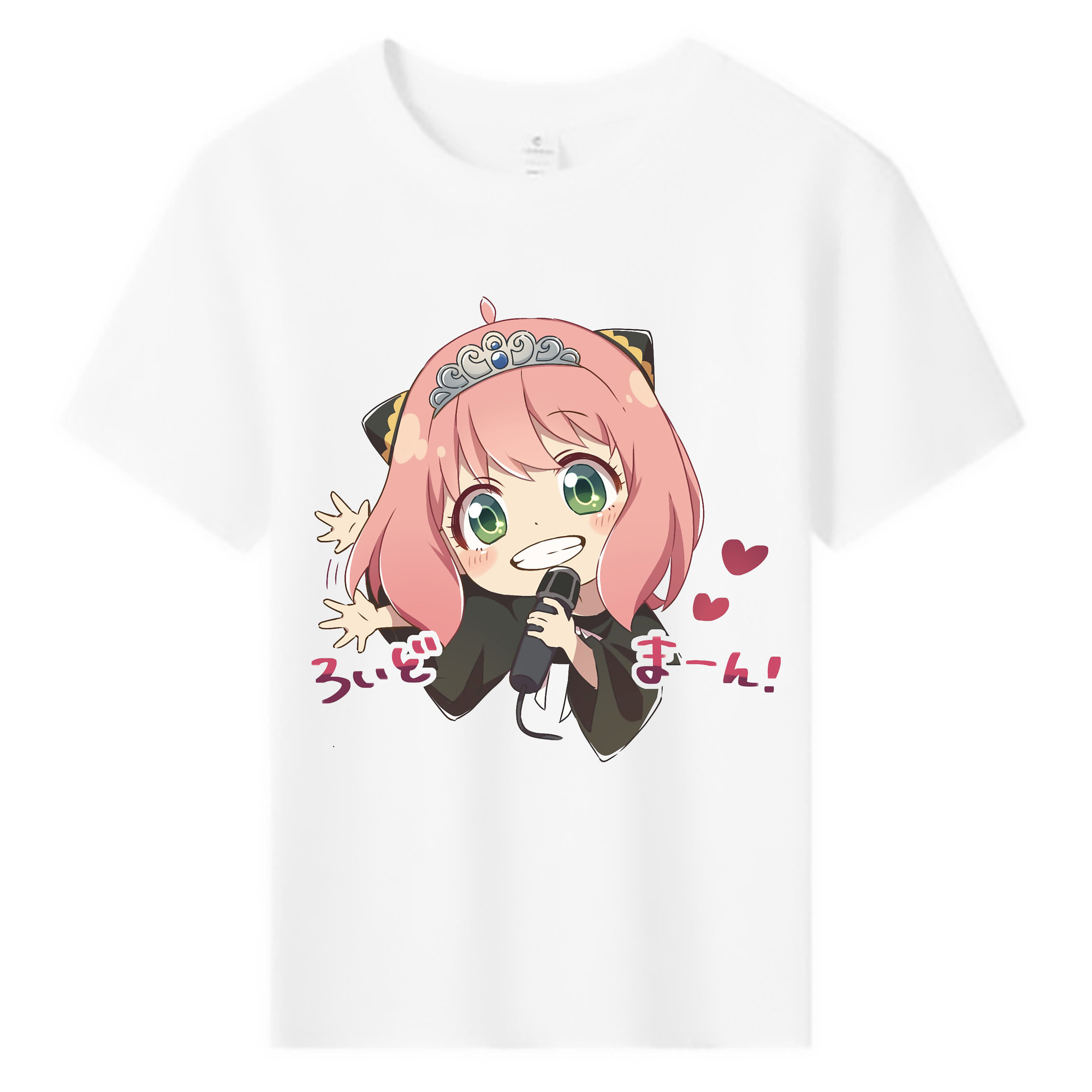 （画像用） SPY×FAMILY间谍家家酒 綿100％キッズTシャツ（フロントプリント）
