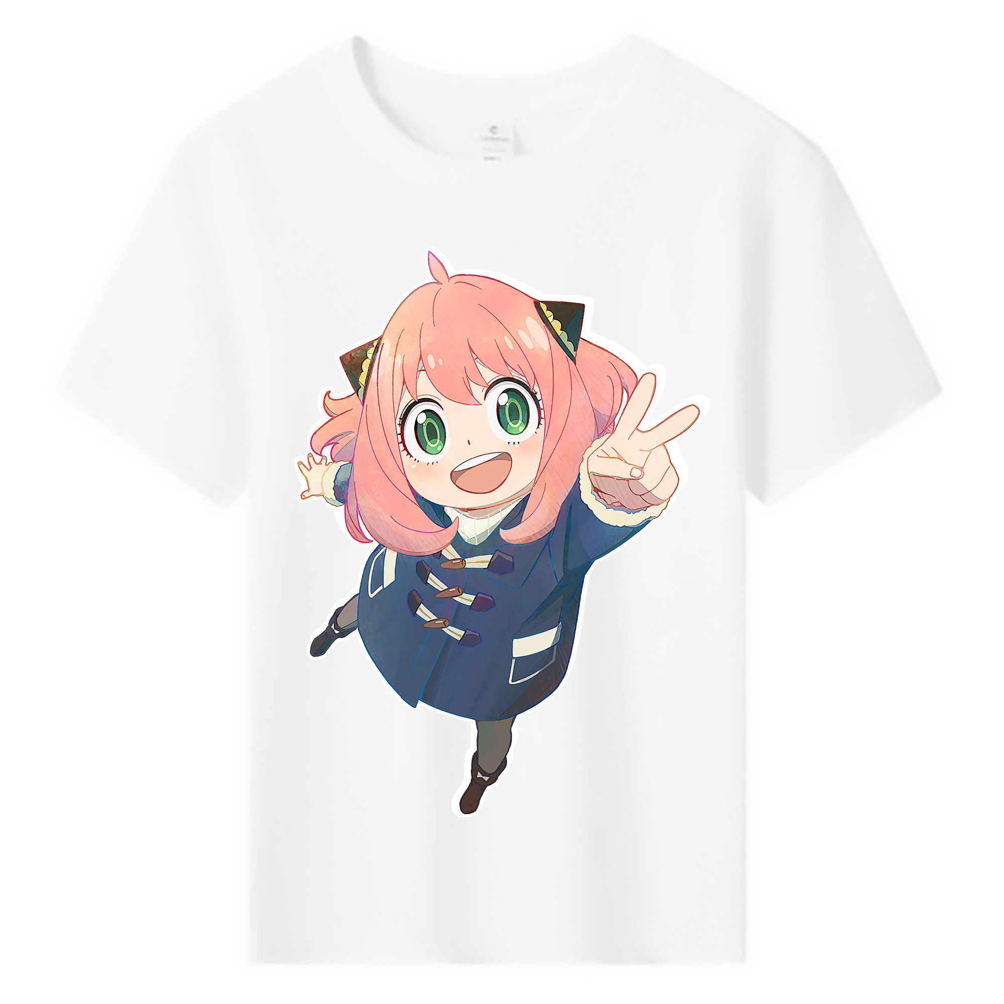 （画像用） SPY×FAMILY间谍家家酒 綿100％キッズTシャツ（フロントプリント）