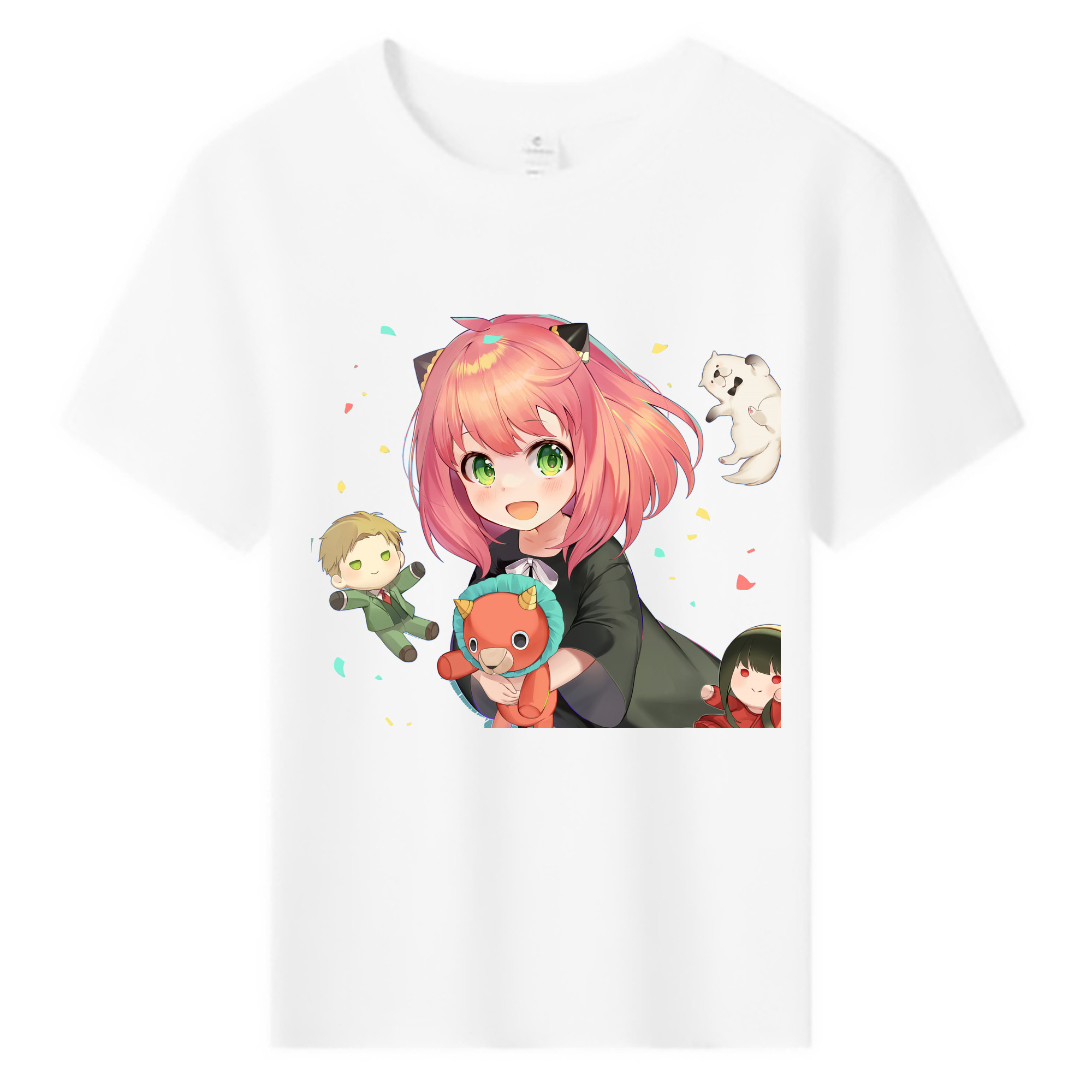 （画像用） SPY×FAMILY间谍家家酒 綿100％キッズTシャツ（フロントプリント）