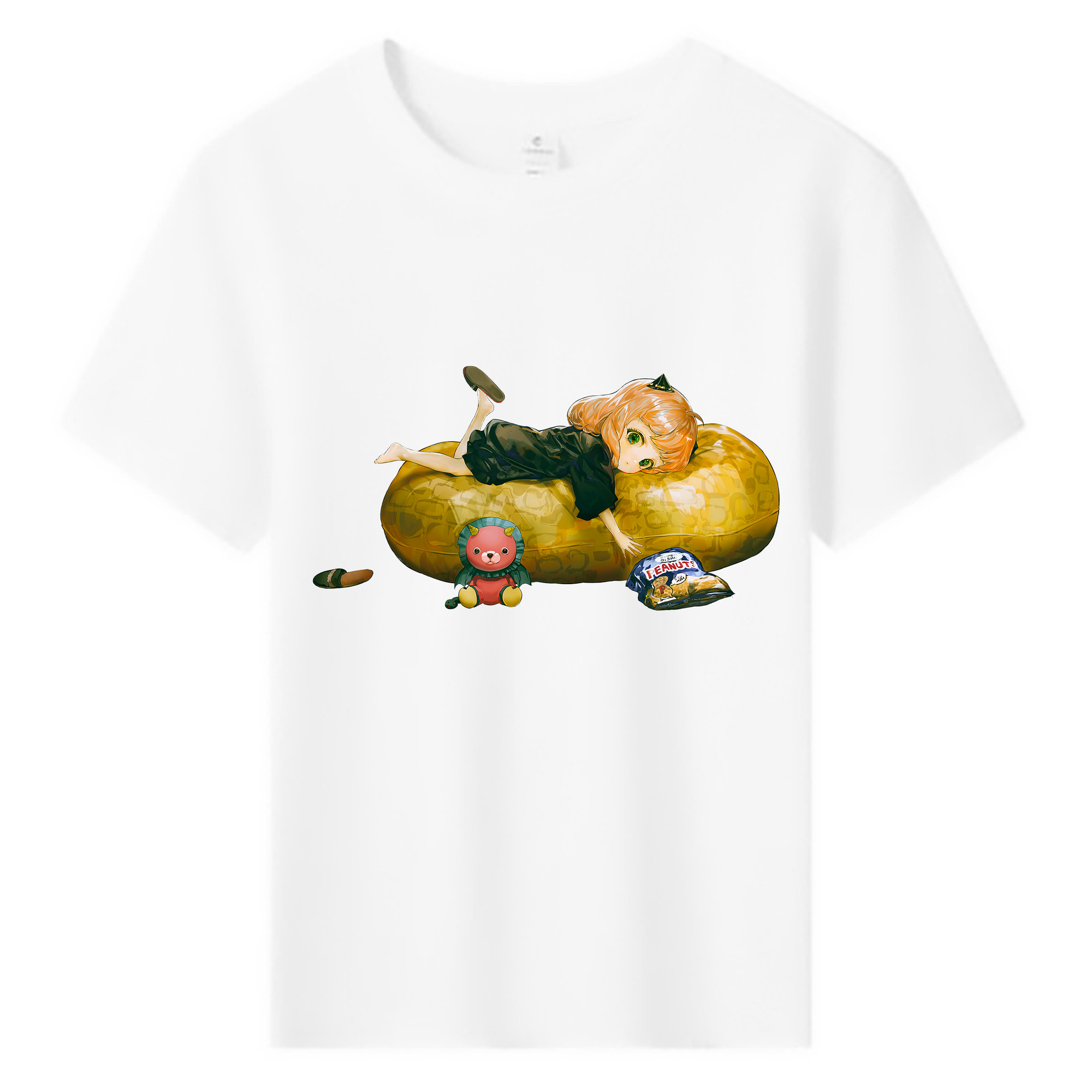 （画像用） SPY×FAMILY间谍家家酒 綿100％キッズTシャツ（フロントプリント）