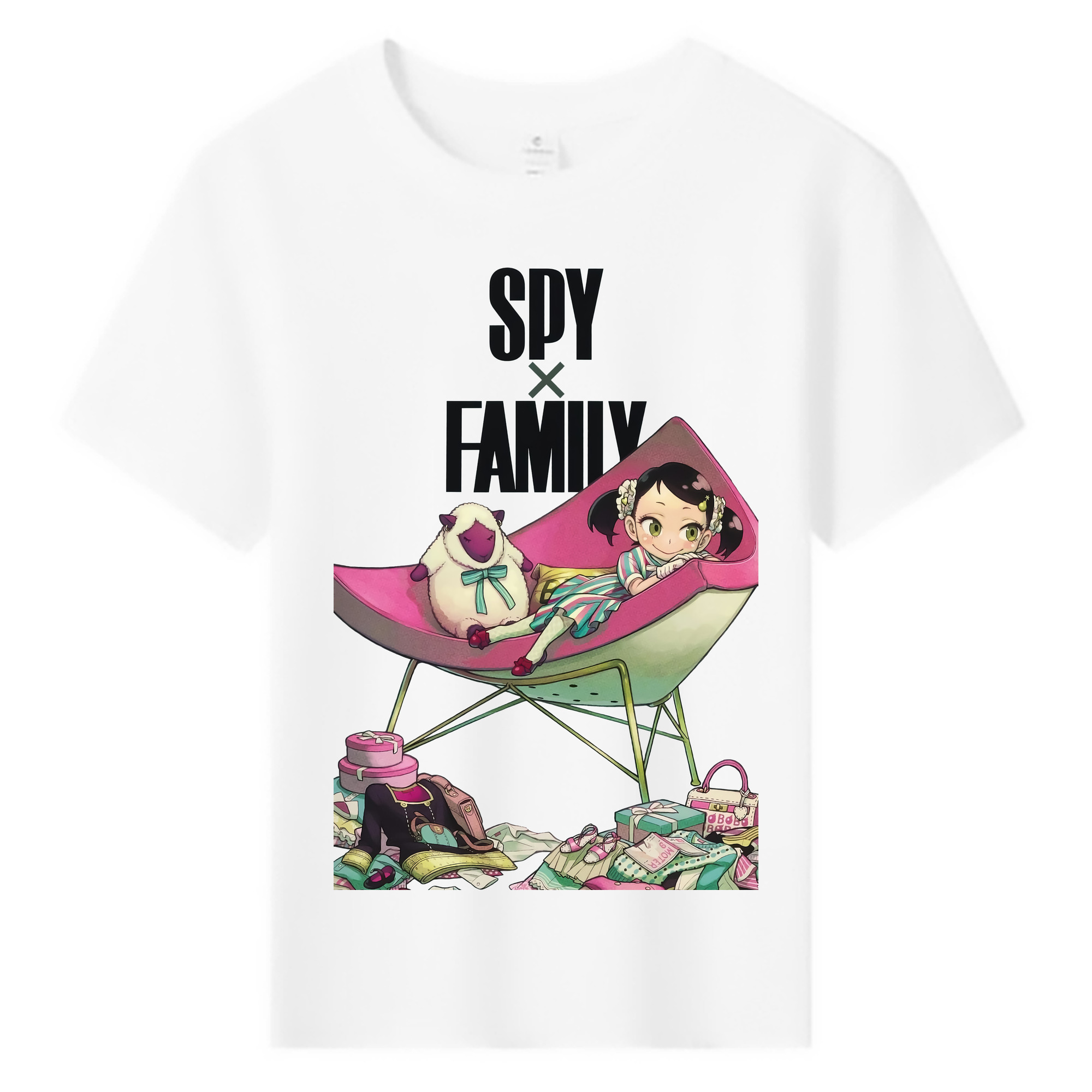 （画像用） SPY×FAMILY间谍家家酒 綿100％キッズTシャツ（フロントプリント）