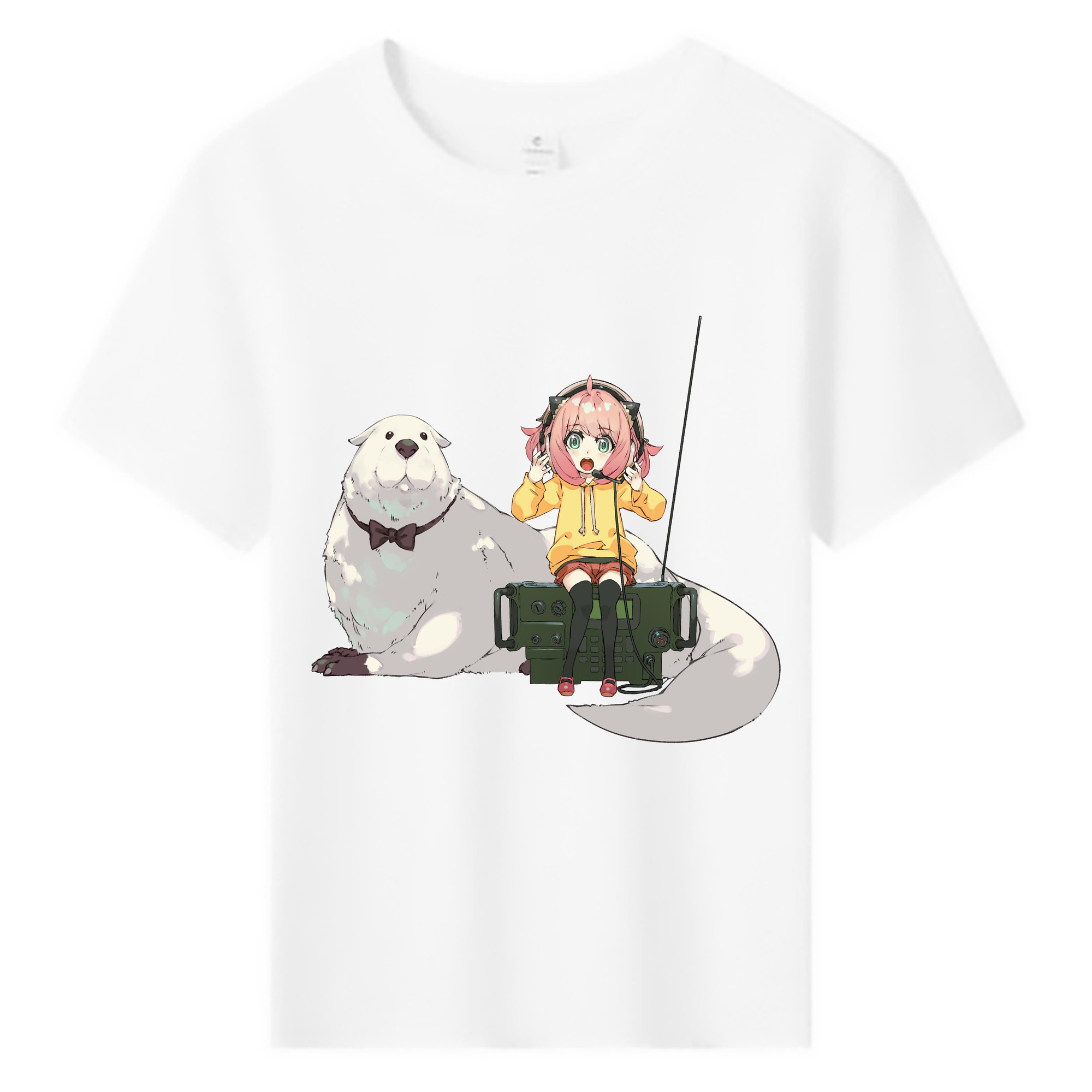 （画像用） SPY×FAMILY间谍家家酒 綿100％キッズTシャツ（フロントプリント）