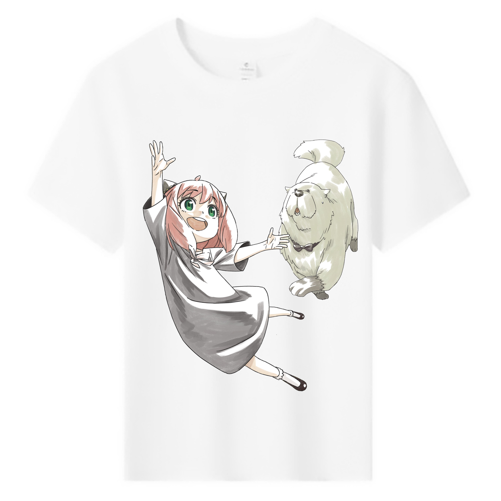 （画像用） SPY×FAMILY间谍家家酒 綿100％キッズTシャツ（フロントプリント）