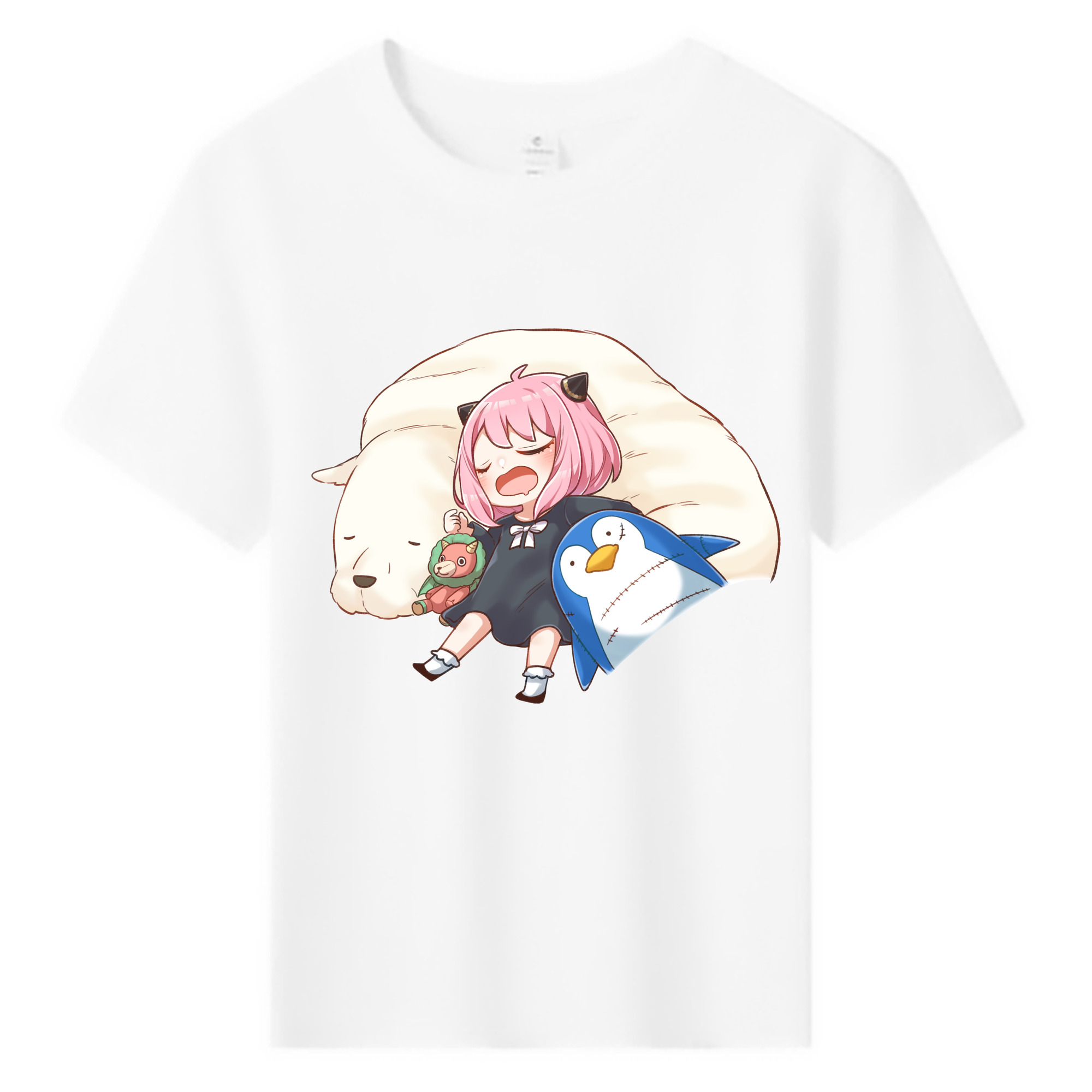 （画像用） SPY×FAMILY间谍家家酒 綿100％キッズTシャツ（フロントプリント）
