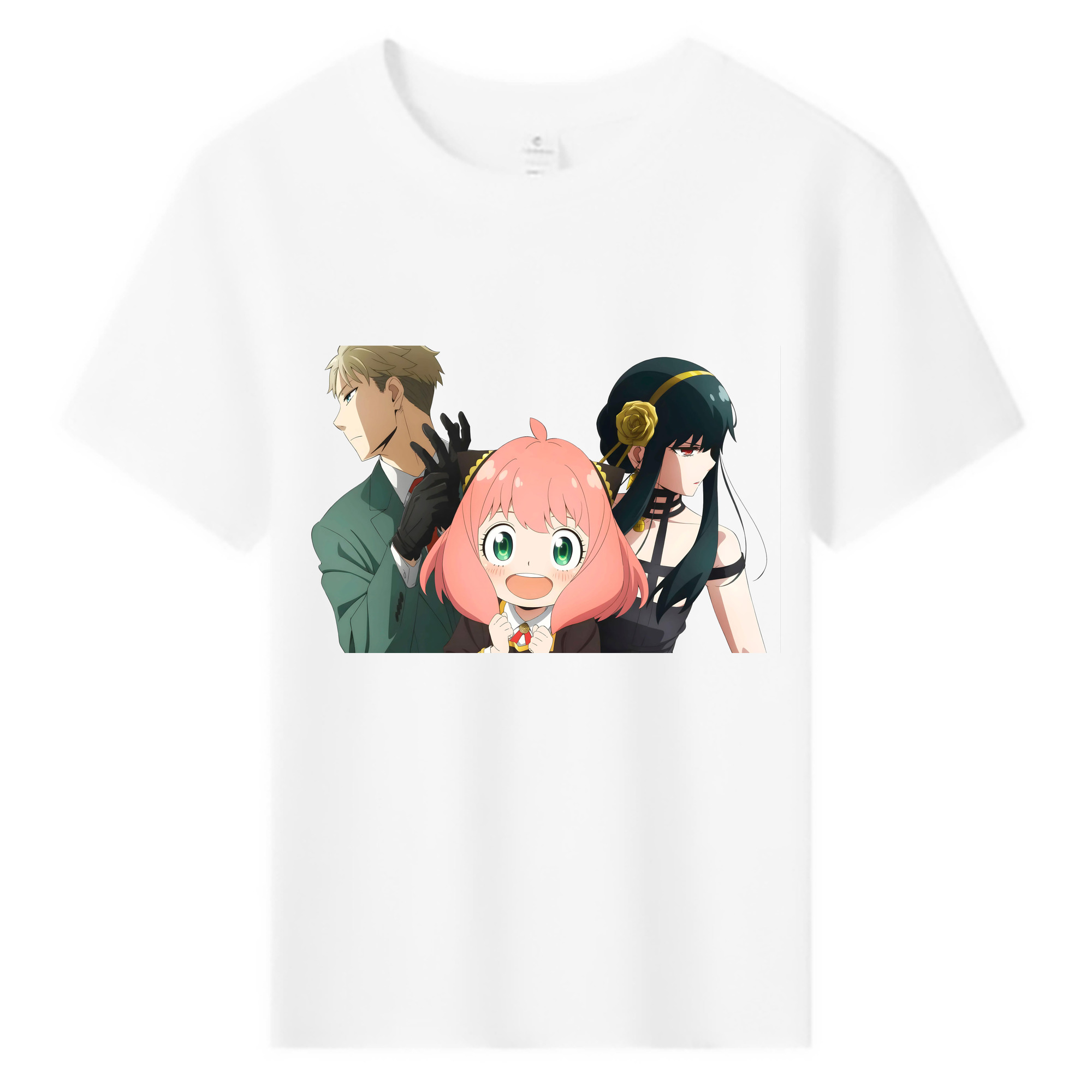 （画像用） SPY×FAMILY间谍家家酒 綿100％キッズTシャツ（フロントプリント）