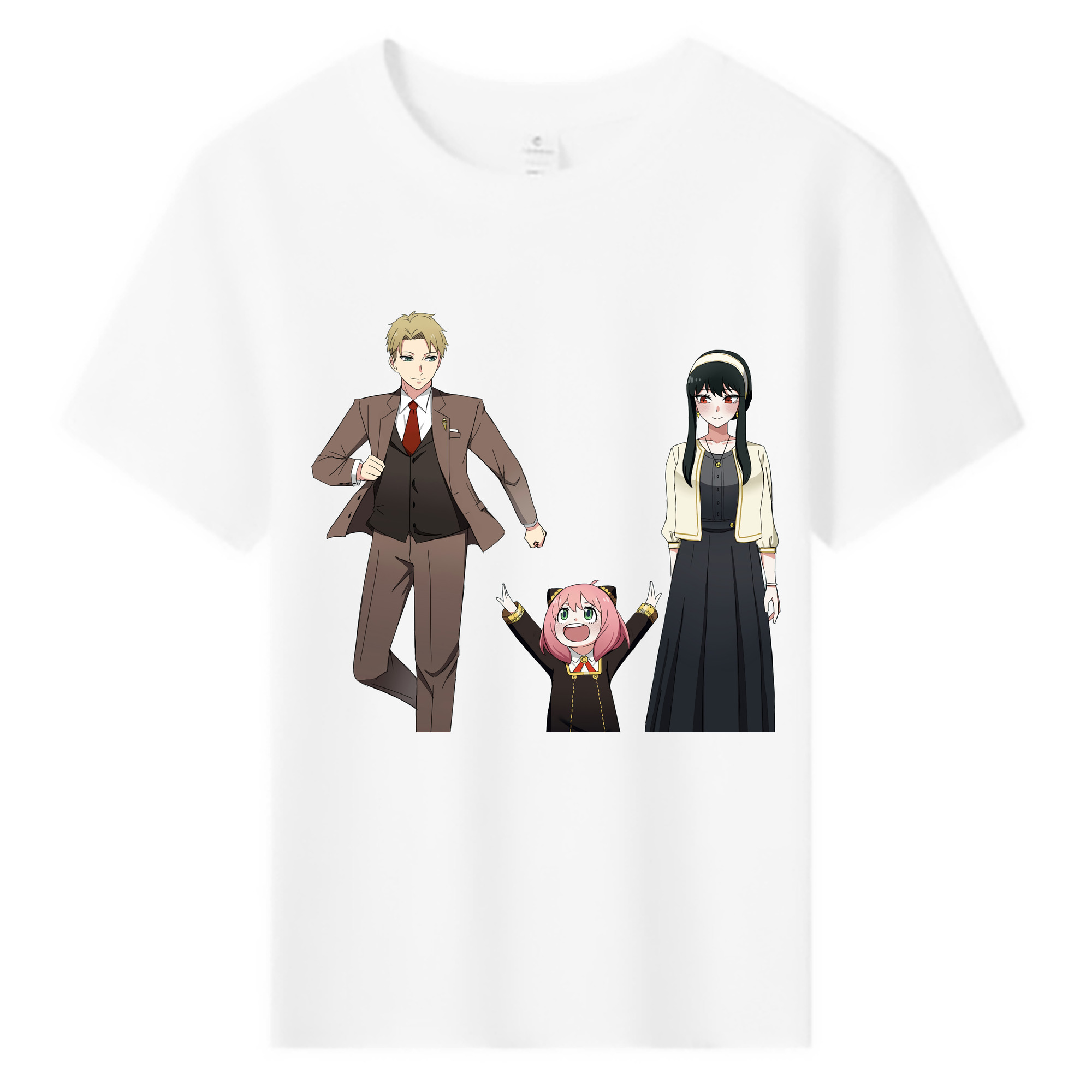 （画像用） SPY×FAMILY间谍家家酒 綿100％キッズTシャツ（フロントプリント）