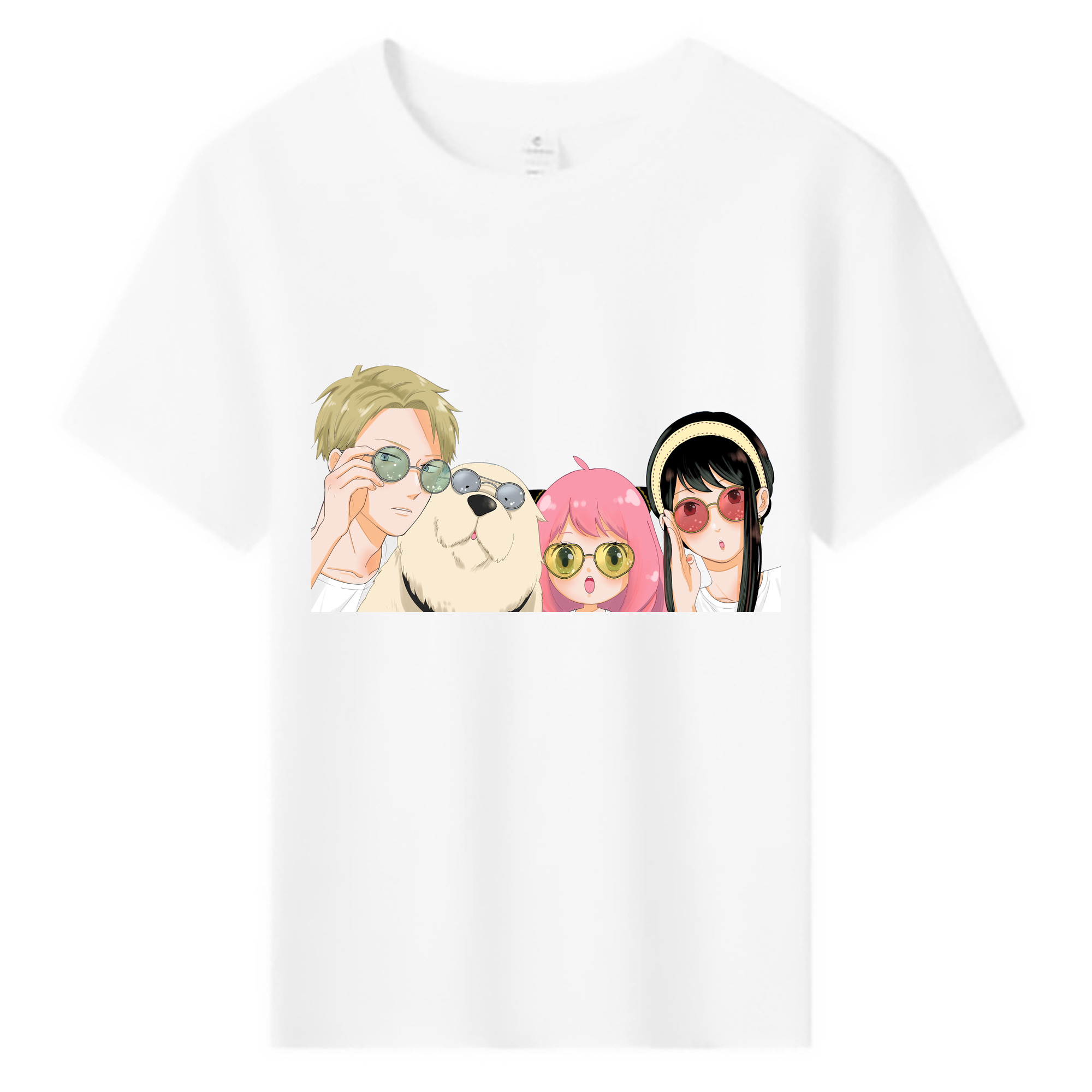 （画像用） SPY×FAMILY间谍家家酒 綿100％キッズTシャツ（フロントプリント）