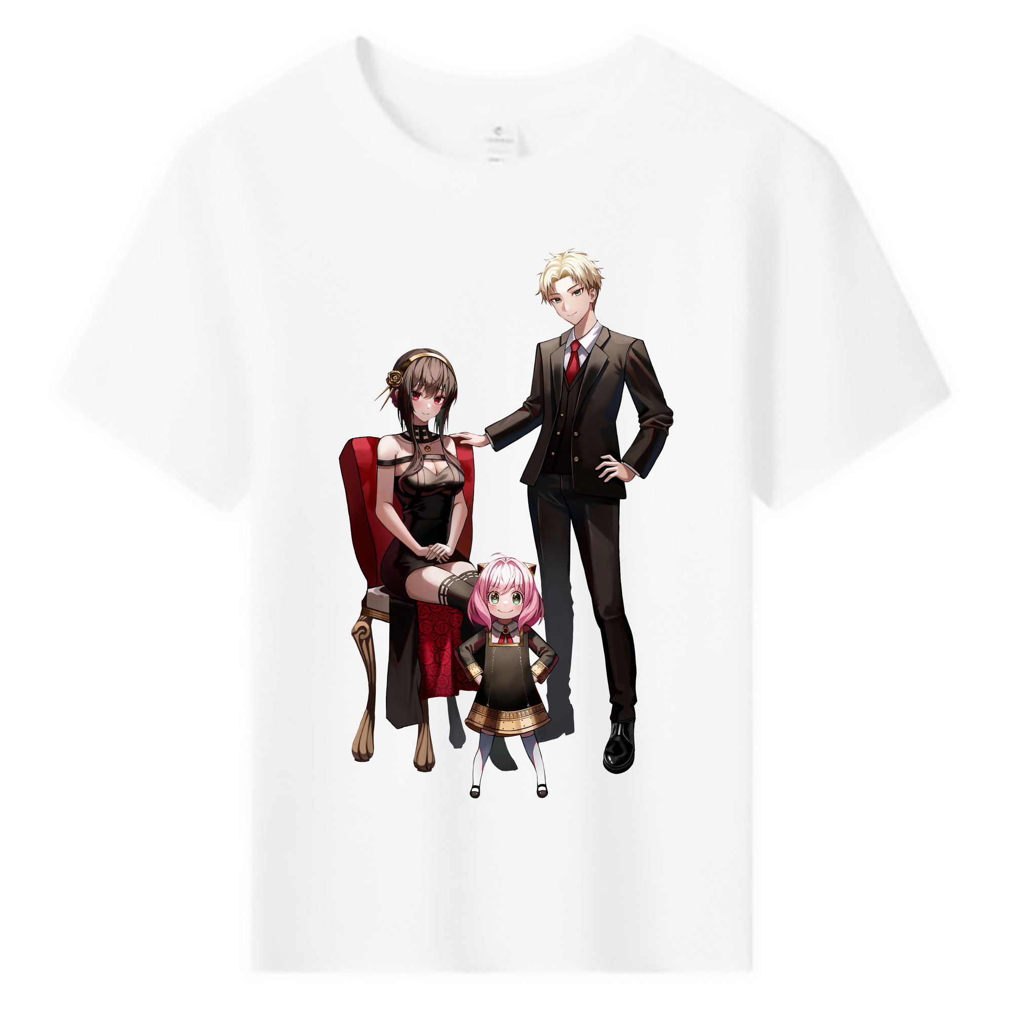 （画像用） SPY×FAMILY间谍家家酒 綿100％キッズTシャツ（フロントプリント）