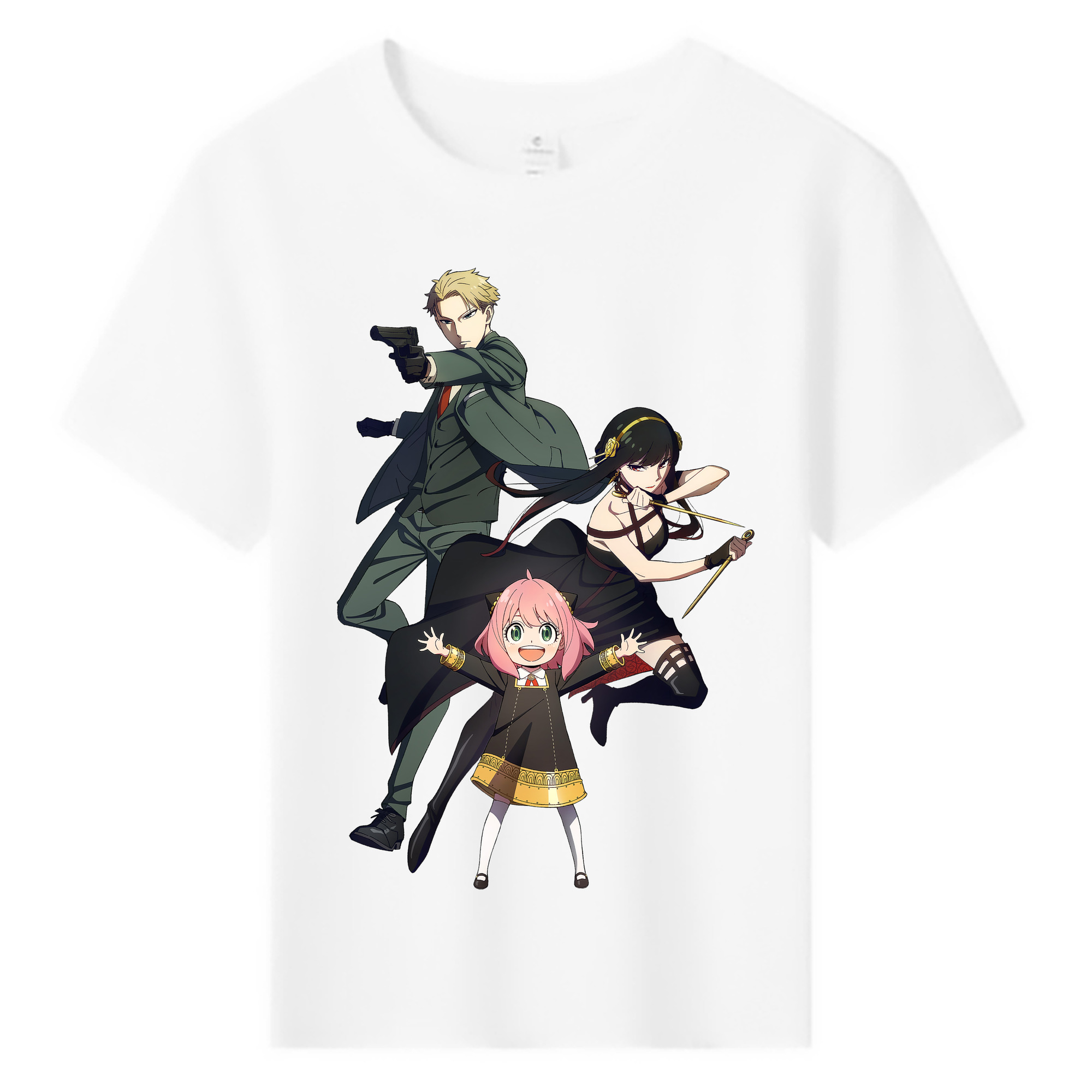 （画像用） SPY×FAMILY间谍家家酒 綿100％キッズTシャツ（フロントプリント）