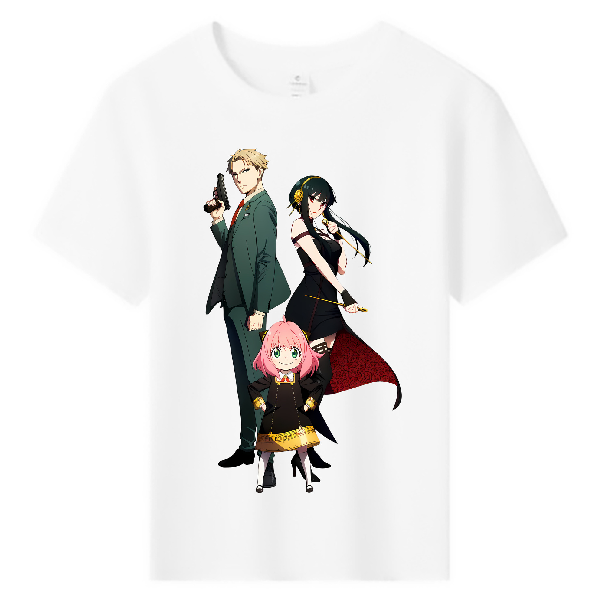 （画像用） SPY×FAMILY间谍家家酒 綿100％キッズTシャツ（フロントプリント）
