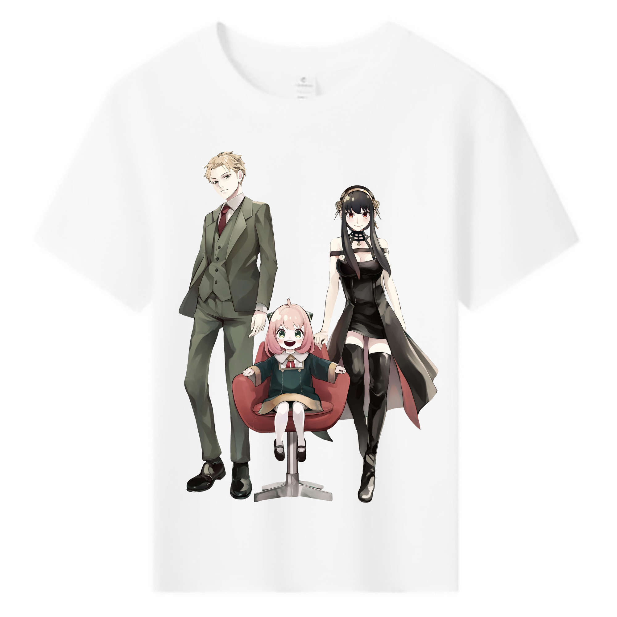 （画像用） SPY×FAMILY间谍家家酒 綿100％キッズTシャツ（フロントプリント）