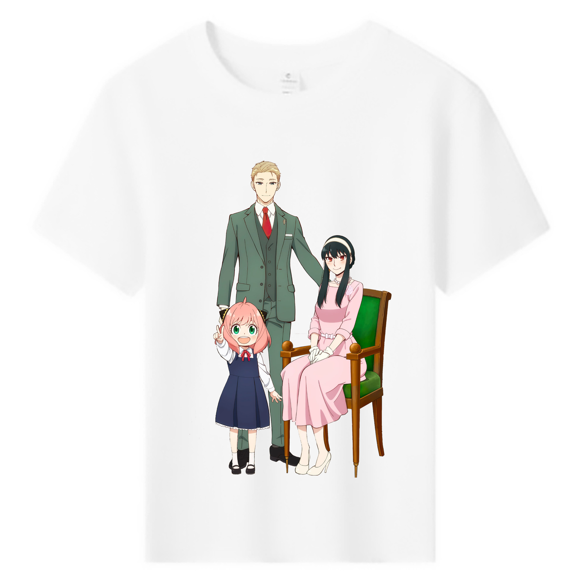 （画像用） SPY×FAMILY间谍家家酒 綿100％キッズTシャツ（フロントプリント）